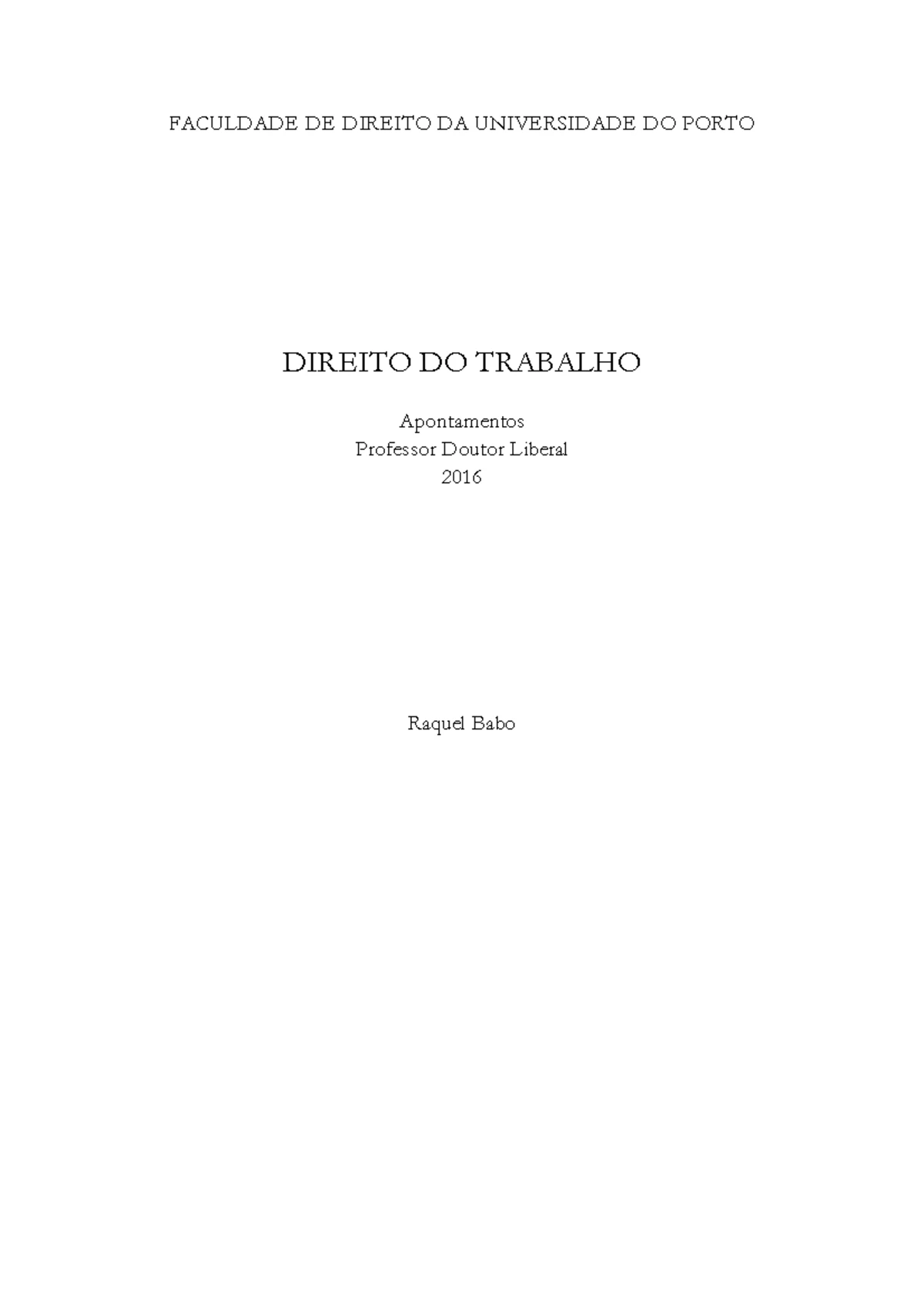 Contrato de Trabalho em Comissão de Serviço - Mestrado em Direito 2024 ...