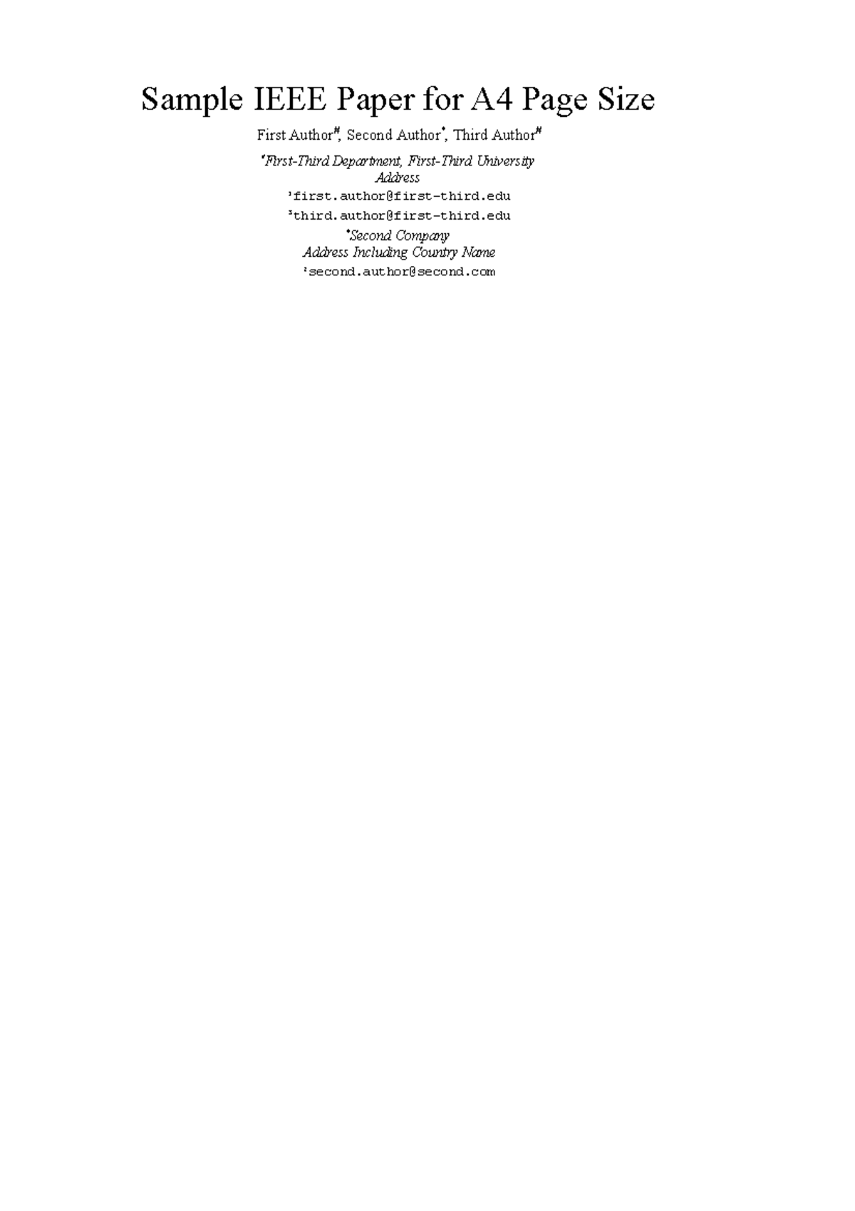 IEEE Formatting Instructions for Conference Papers - Project 3 Report ...