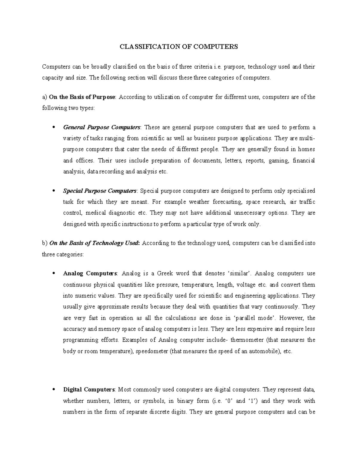 Assignments Computer Aplications - Assignments Assignment 1: Business ...