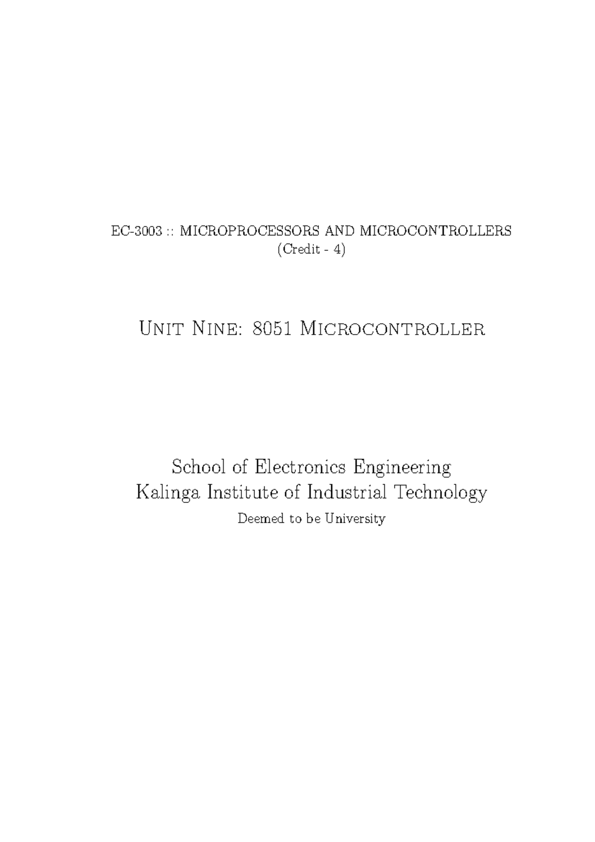 Unit 9 - lecture notes - EC-3003 :: MICROPROCESSORS AND ...