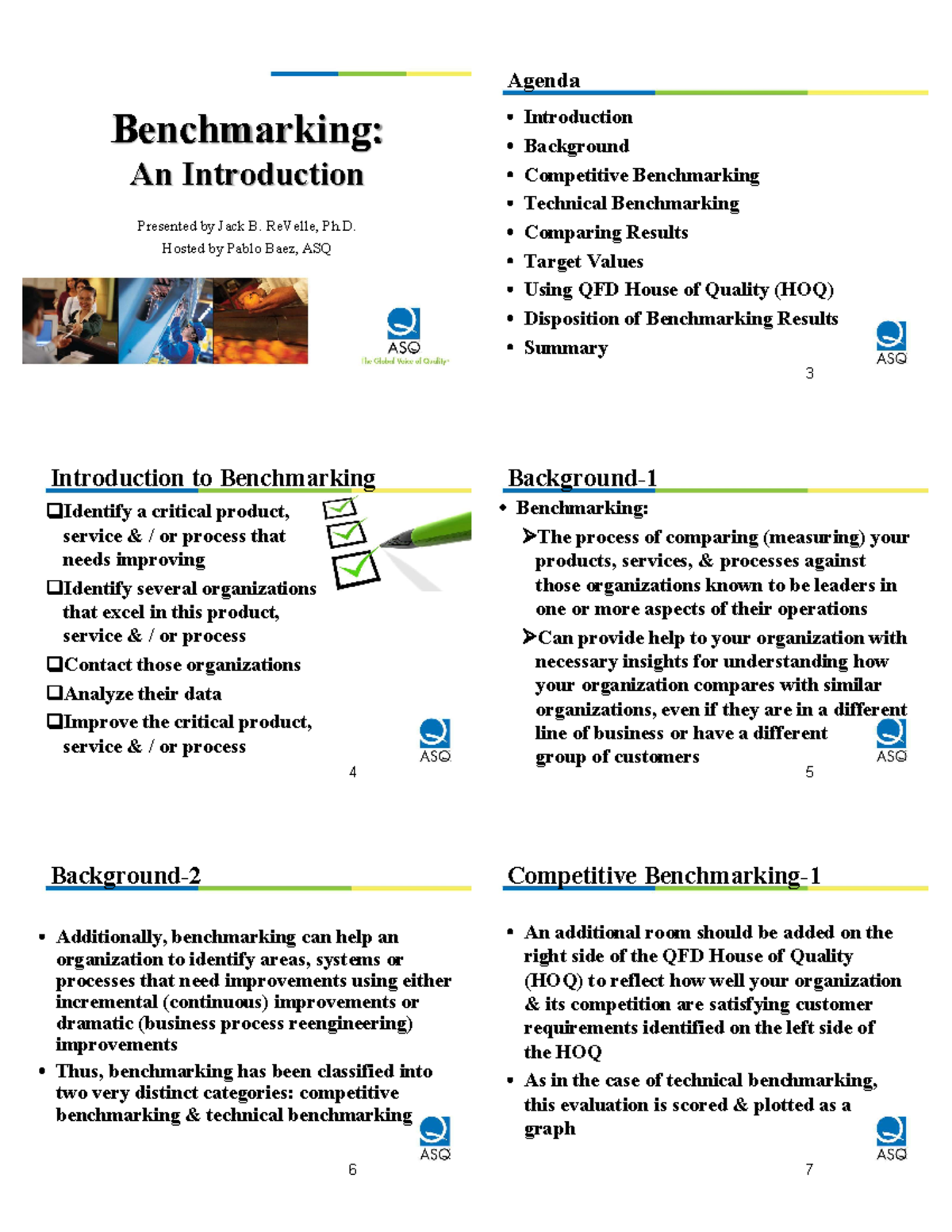 1+ Intro+ Benchmarking - Benchmarking: An Introduction Presented by ...
