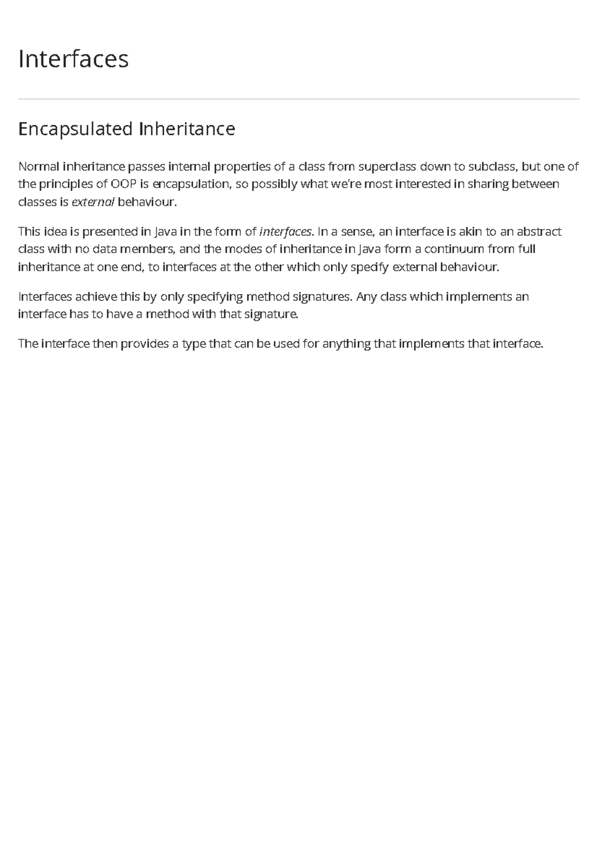 Understanding Java Interfaces: Concepts and Implementation (CS101 ...