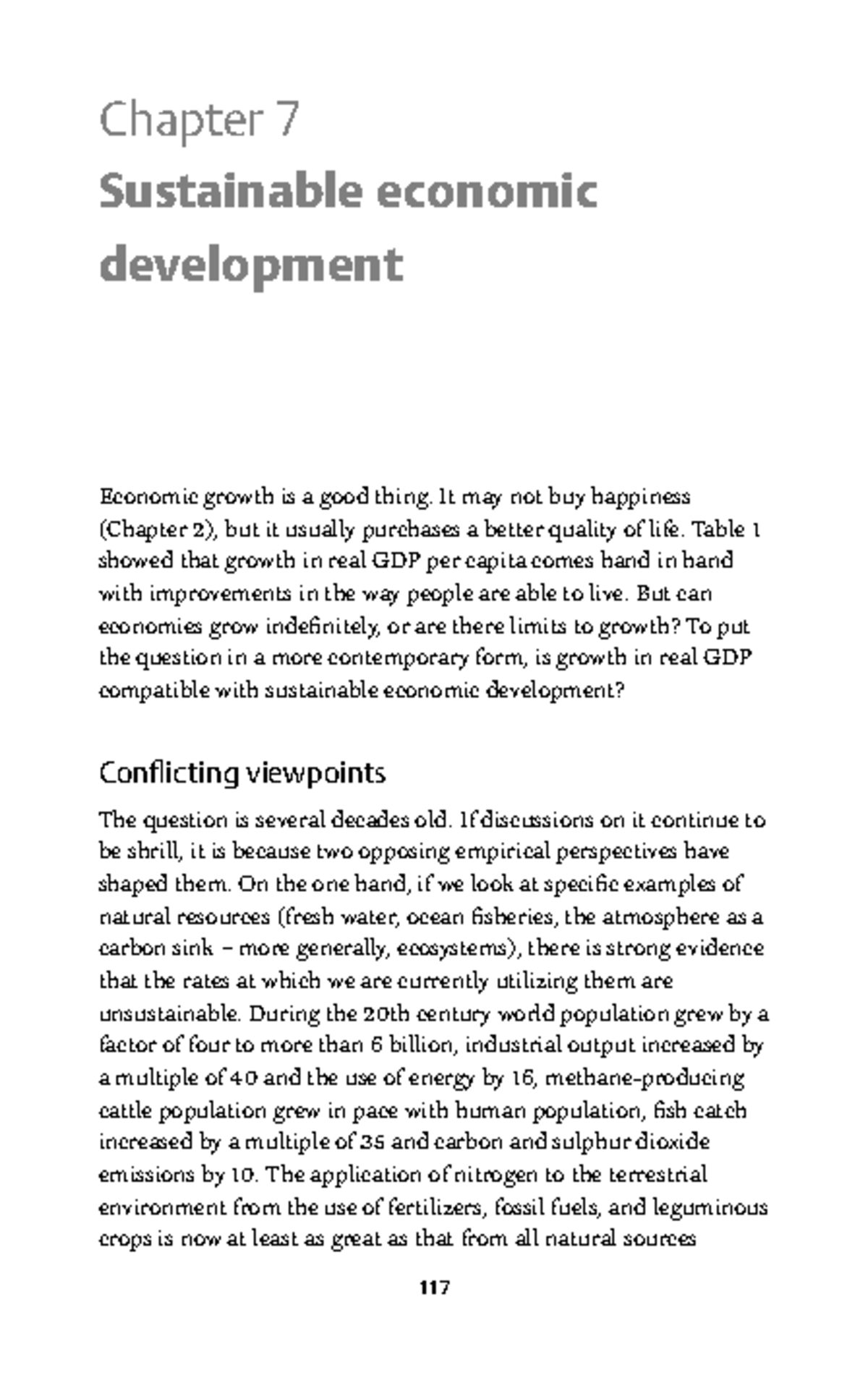 Development Economics 2: Unit 4 - Sustainable Economic Development ...