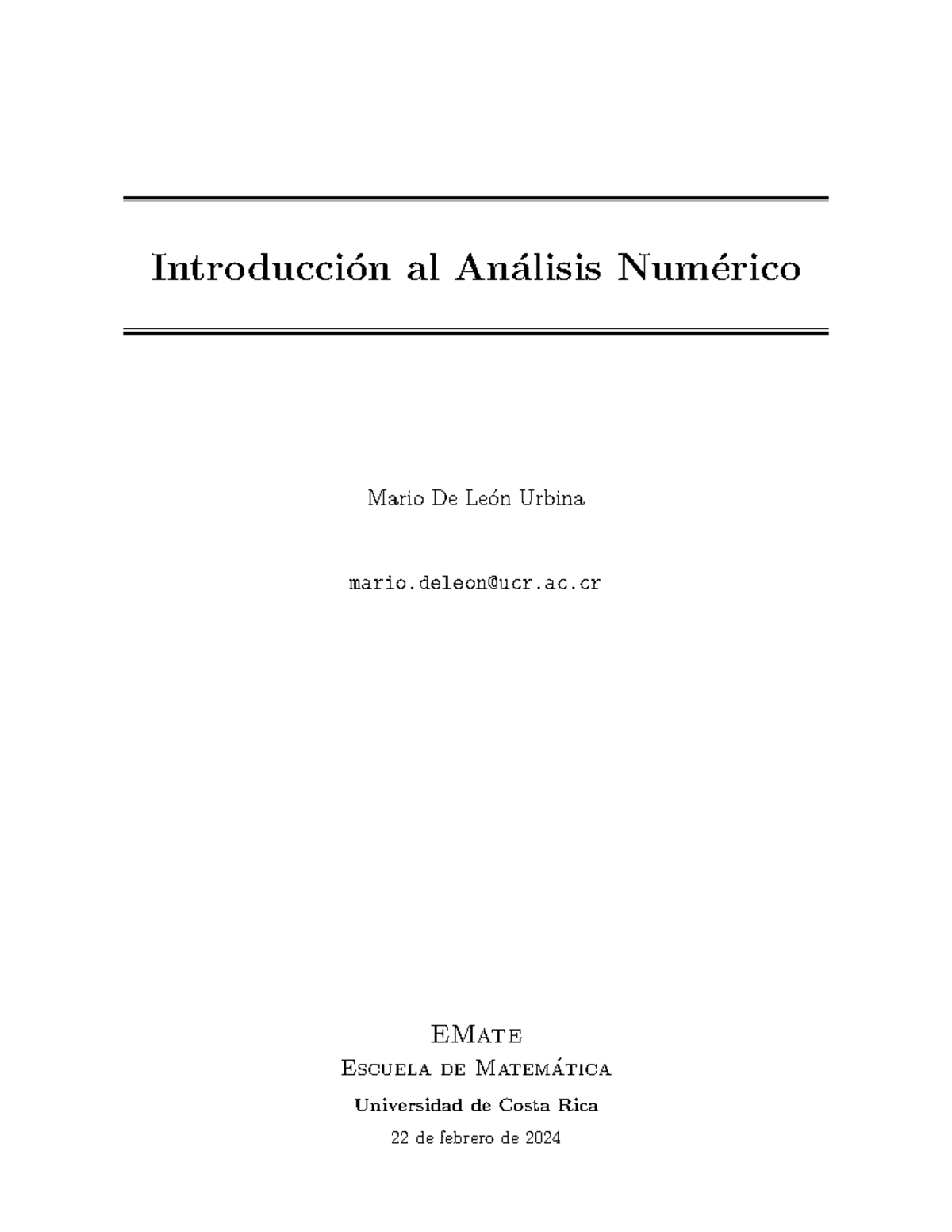 Apuntes MA1006 - Métodos Numéricos y MATLAB: Guía Completa - Document Preview