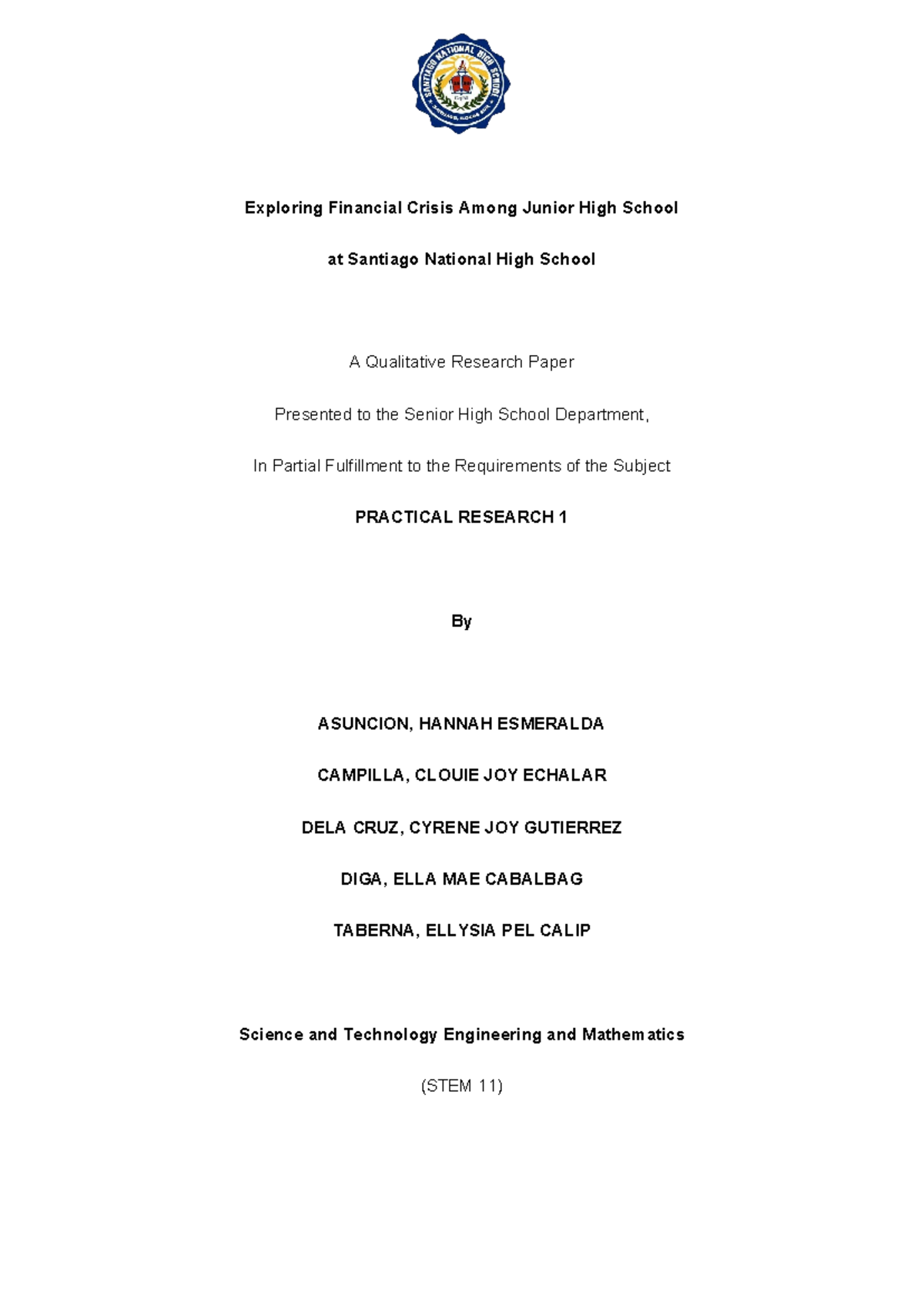 PR1 Header Footer Format 3 for merge - at Santiago National High School ...