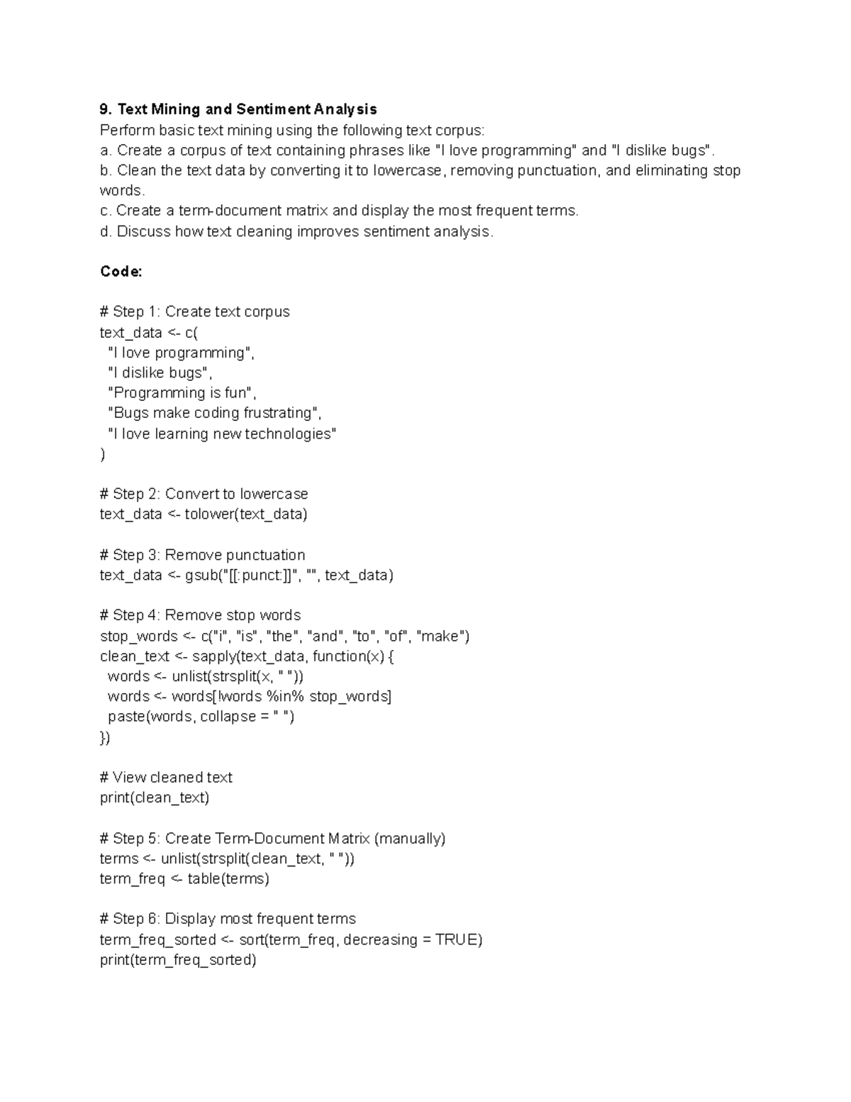 Data Analytics 9-10-1 - Text Mining & Web Scraping Lab Guide - Studocu