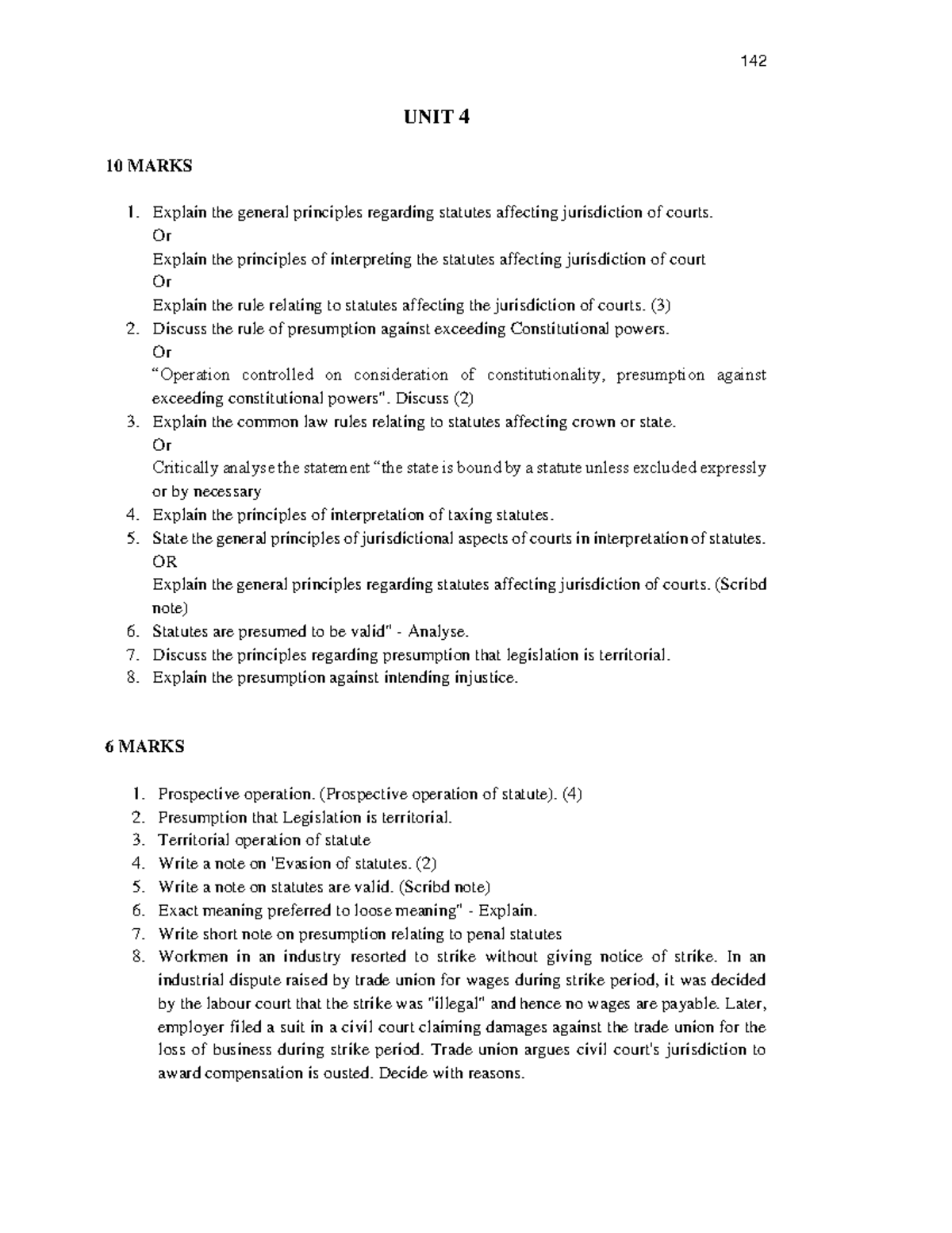 IOS UNIT 4 - Law Notes on Statutory Interpretation and Jurisdiction ...