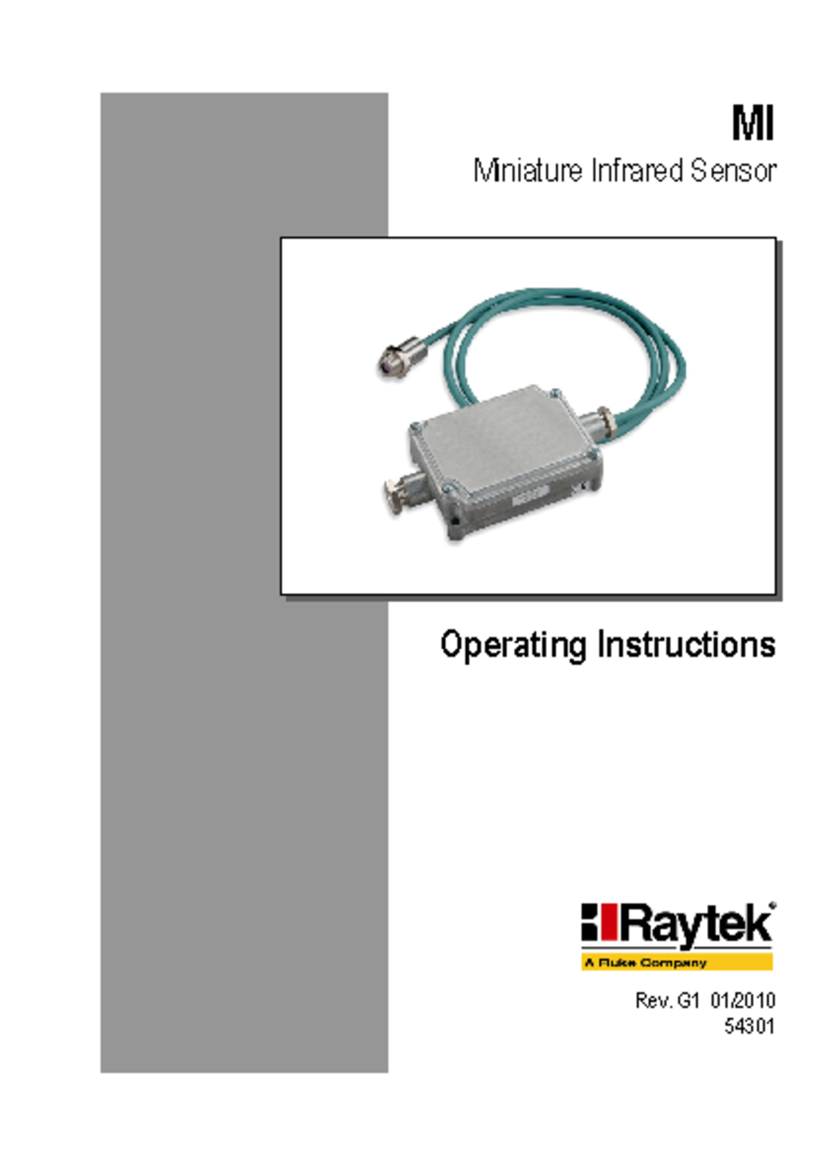 Raytek-MI Manual - MI Miniature Infrared Sensor Operating Instructions ...
