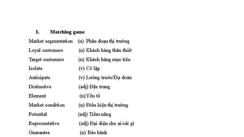 Market Segmentation & Marketing Concepts Quiz (MKT101) - Studocu