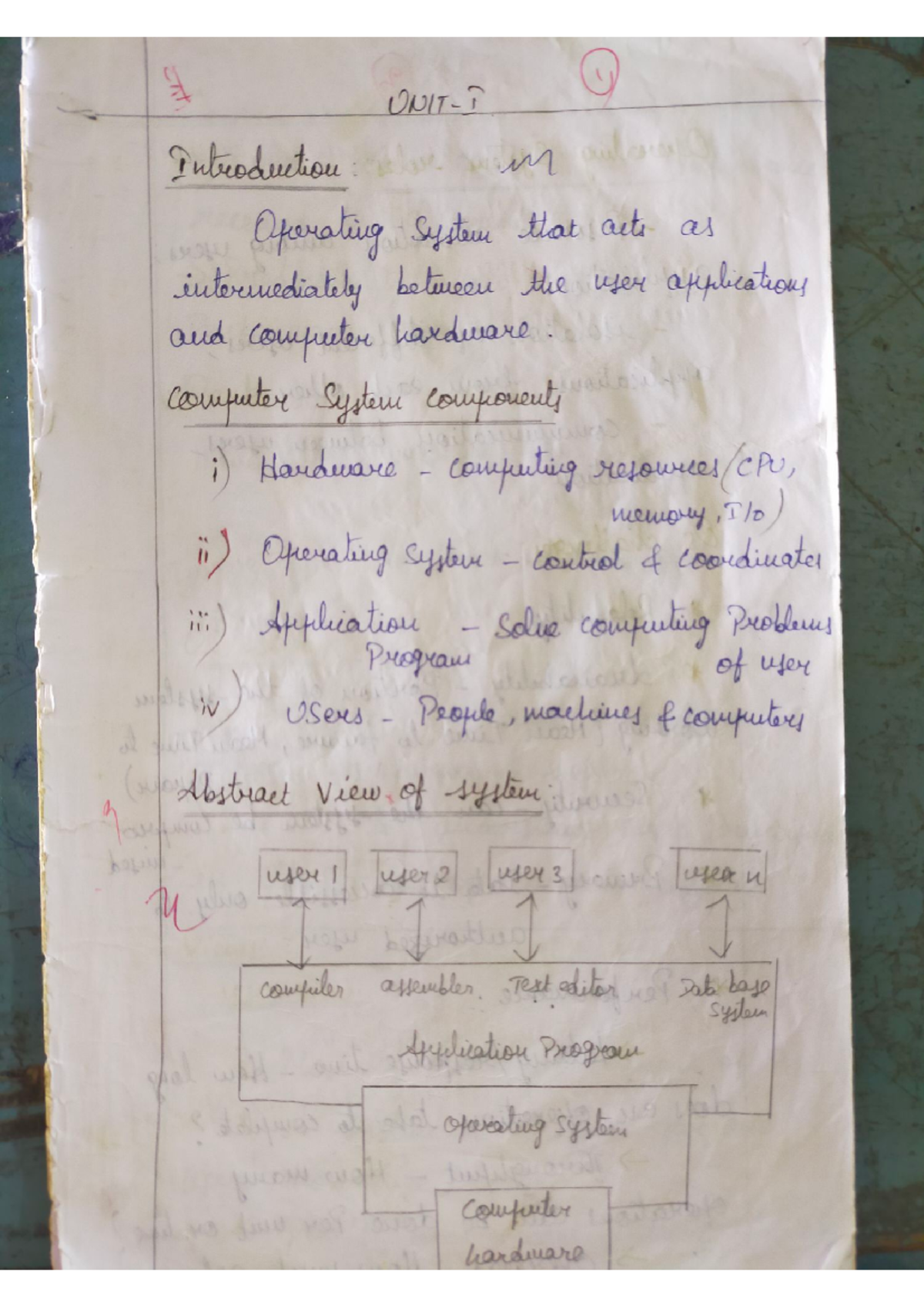 OS unit 1 - practiajk avjdkjf - Introduction : in Operating System that ...