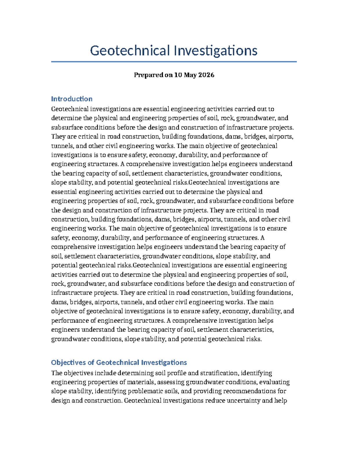 Geotechnical Investigations: Essential Insights for Civil Engineering ...