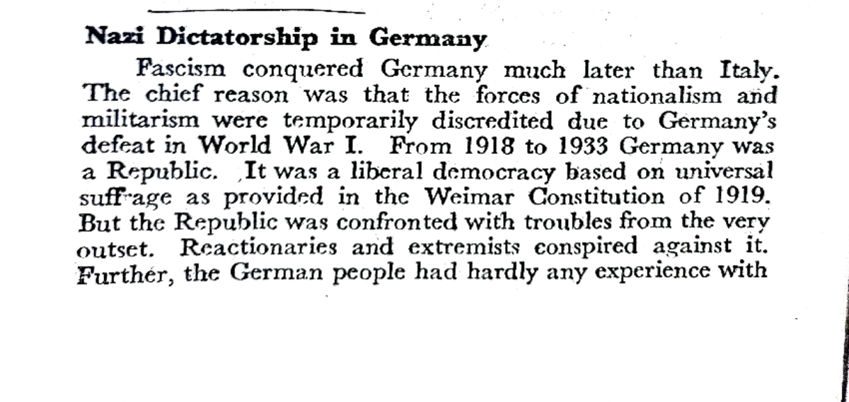 Nazism-Brief Notes - Nazi Dictatorship in Germany Fascism conquered ...