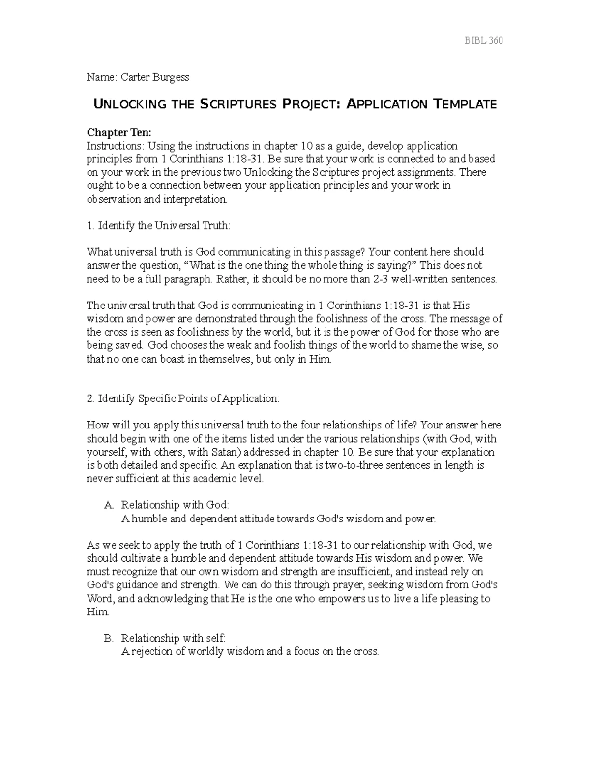 CLED450: Biblical Decision Making in Ministry Leadership - Studocu