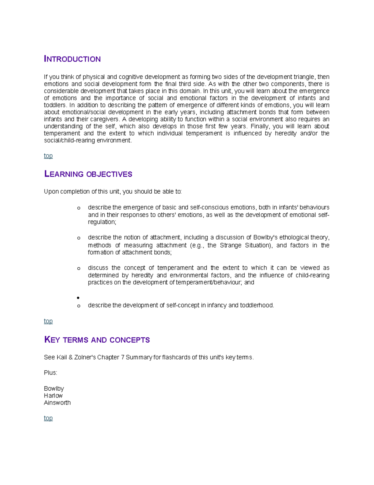 Unit 7 - Social and Emotional Development in Infants and Toddlers ...