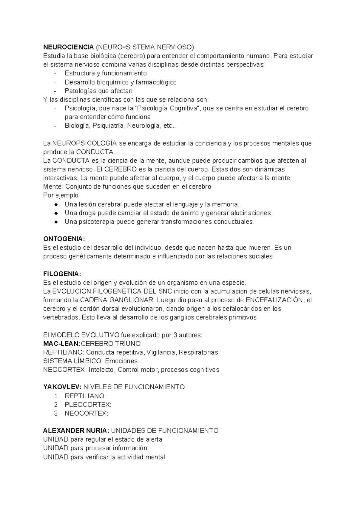 Resumen Final de Fundamentos de Psicología 2: Teorías del Aprendizaje y ...