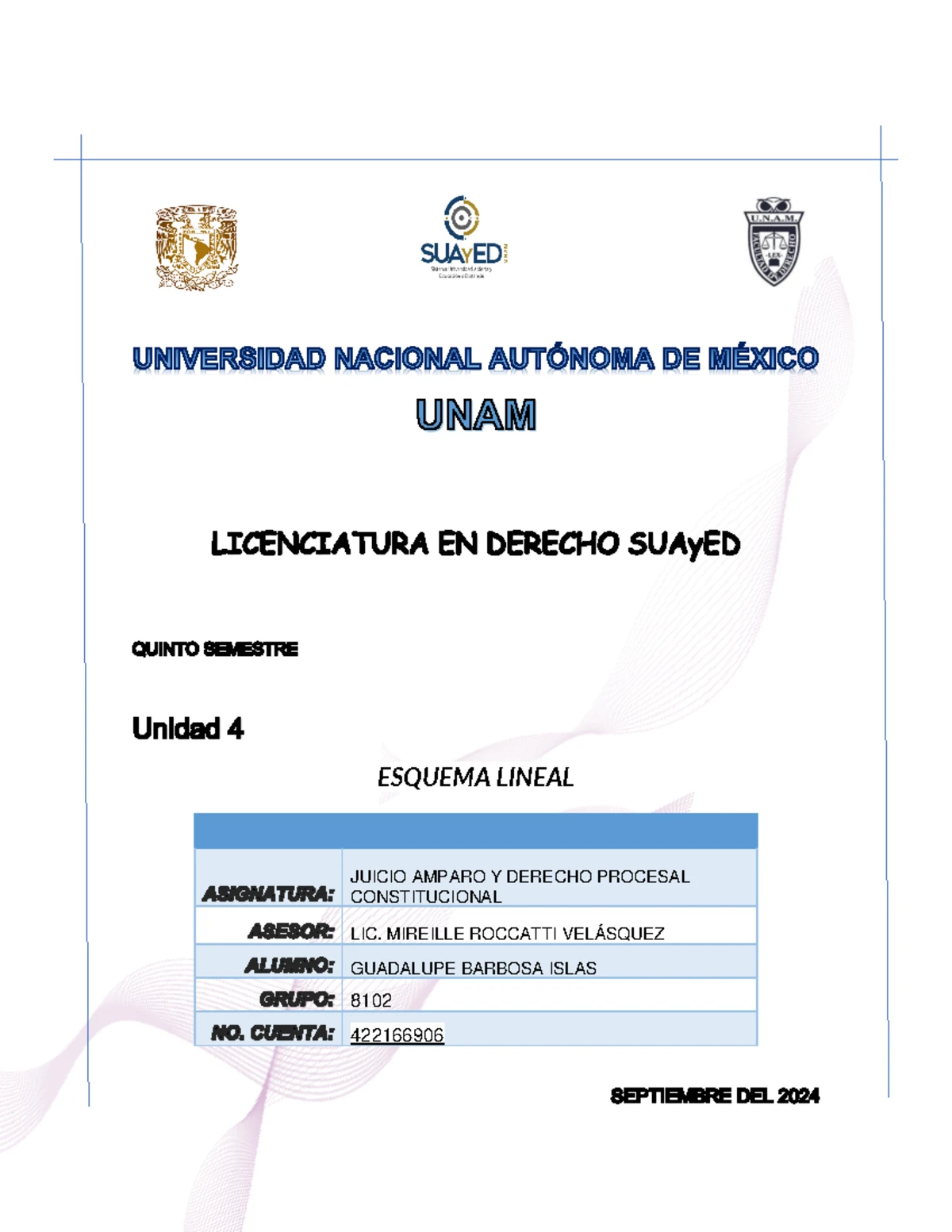 TAREAS de Juicio de Amparo y Derecho Procesal Constitucional (8102 ...