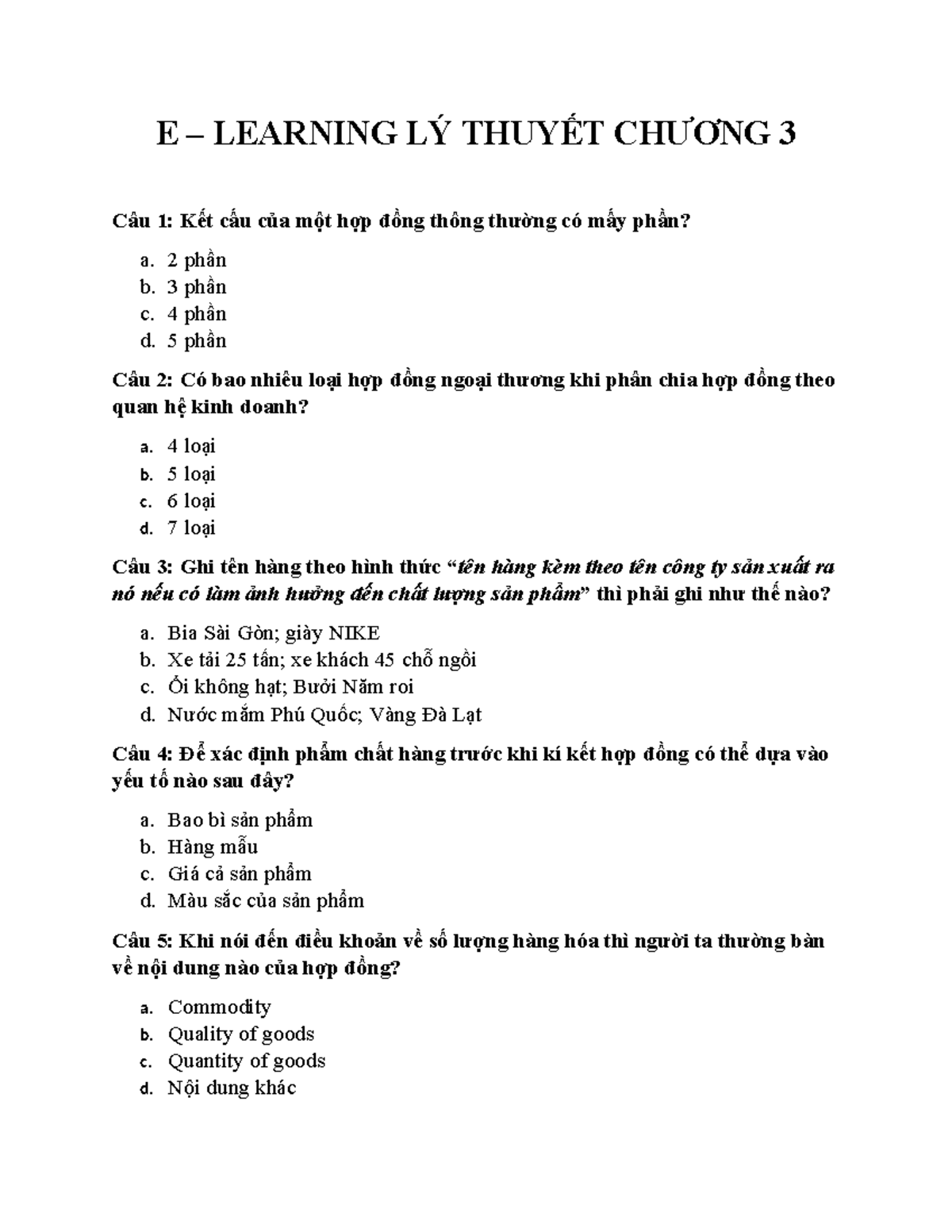 Đáp án tham khảo HSK 3 - Nghe & Trả lời câu hỏi - Studocu