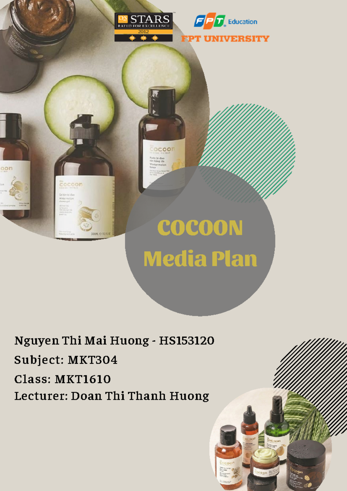 Media Plan for Cocoon: MKT1610 Course Analysis and Strategy - Studocu