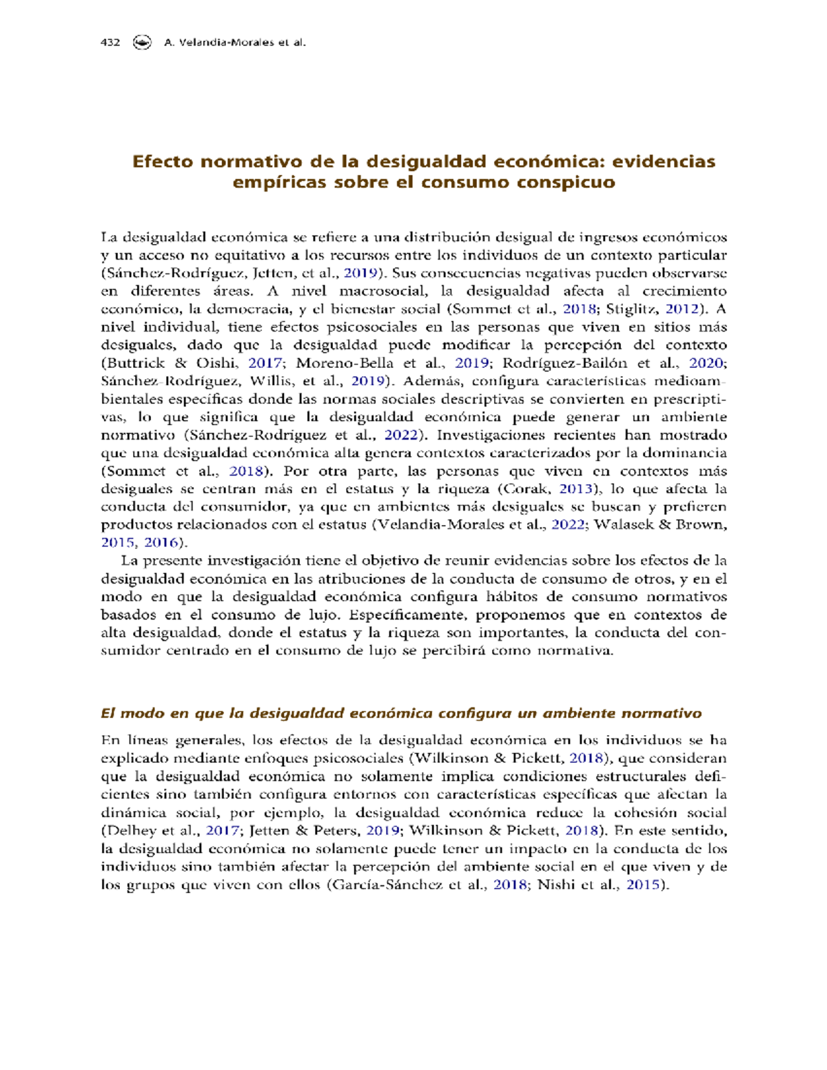 432 A. et al. Efecto Normativo de la Desigualdad Económica en el ...