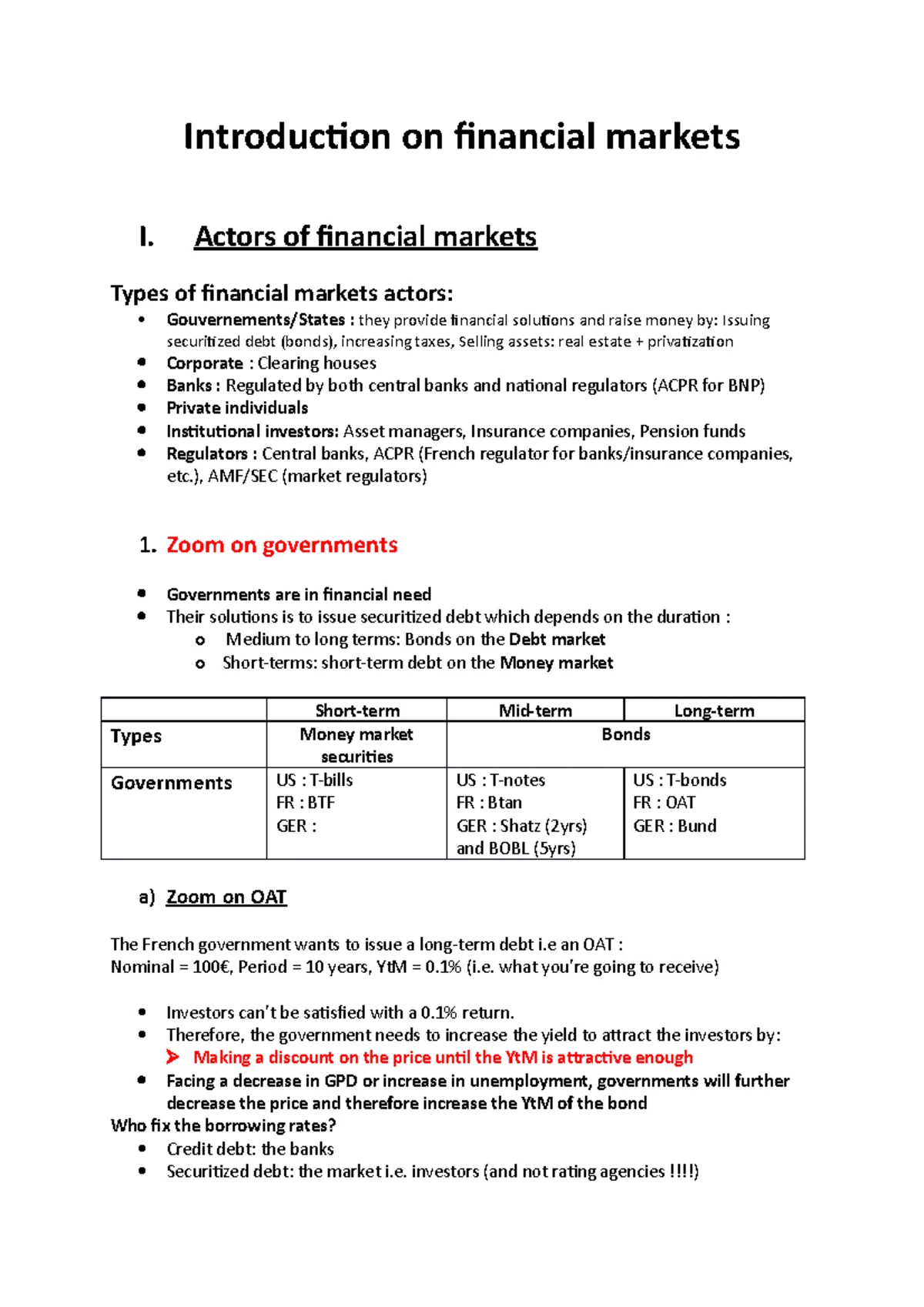 Chapter 3 - Financial Markets and the Investment Banking Process ...