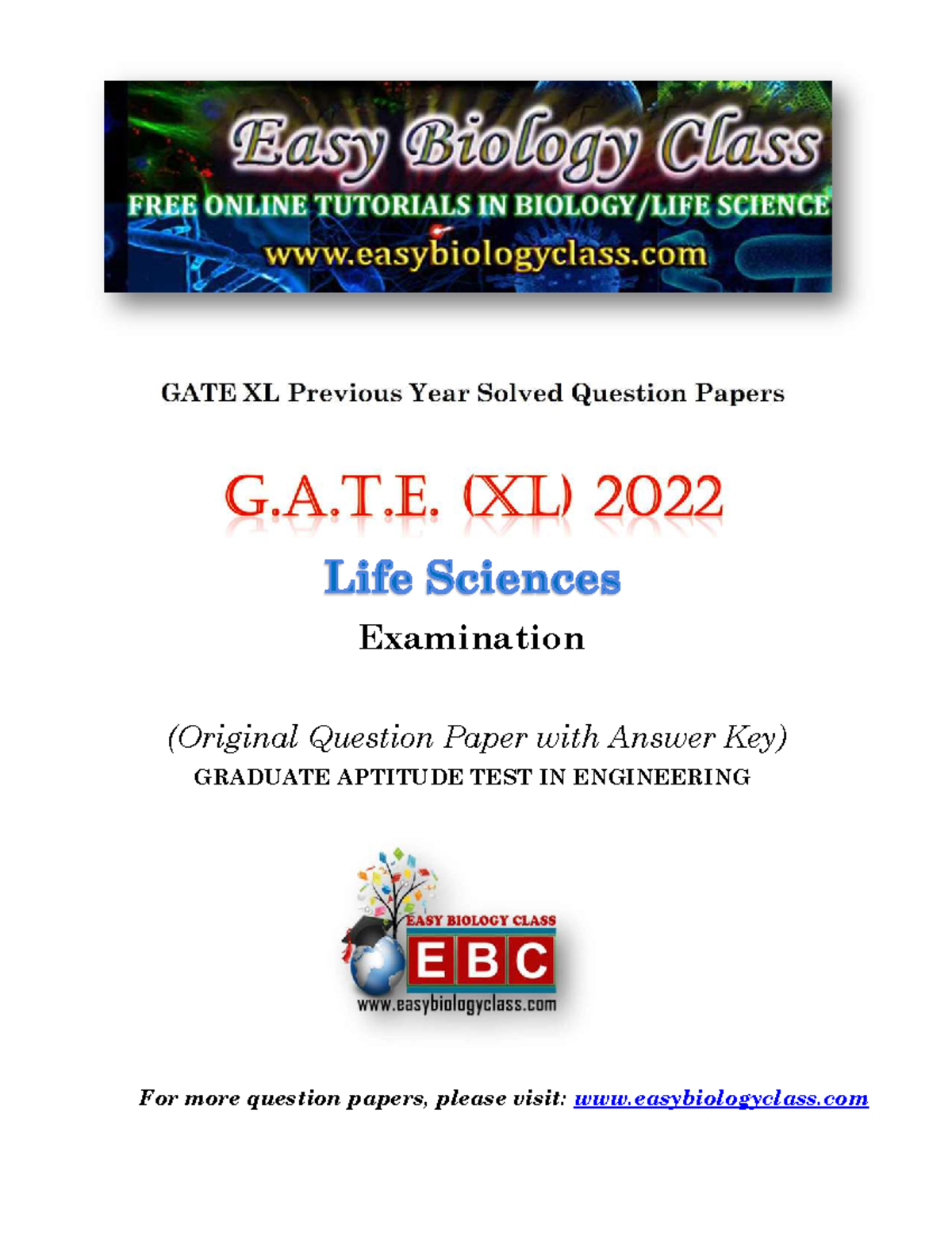 GATE XL 2022 Solved Question Papers with Answer Key - Studocu