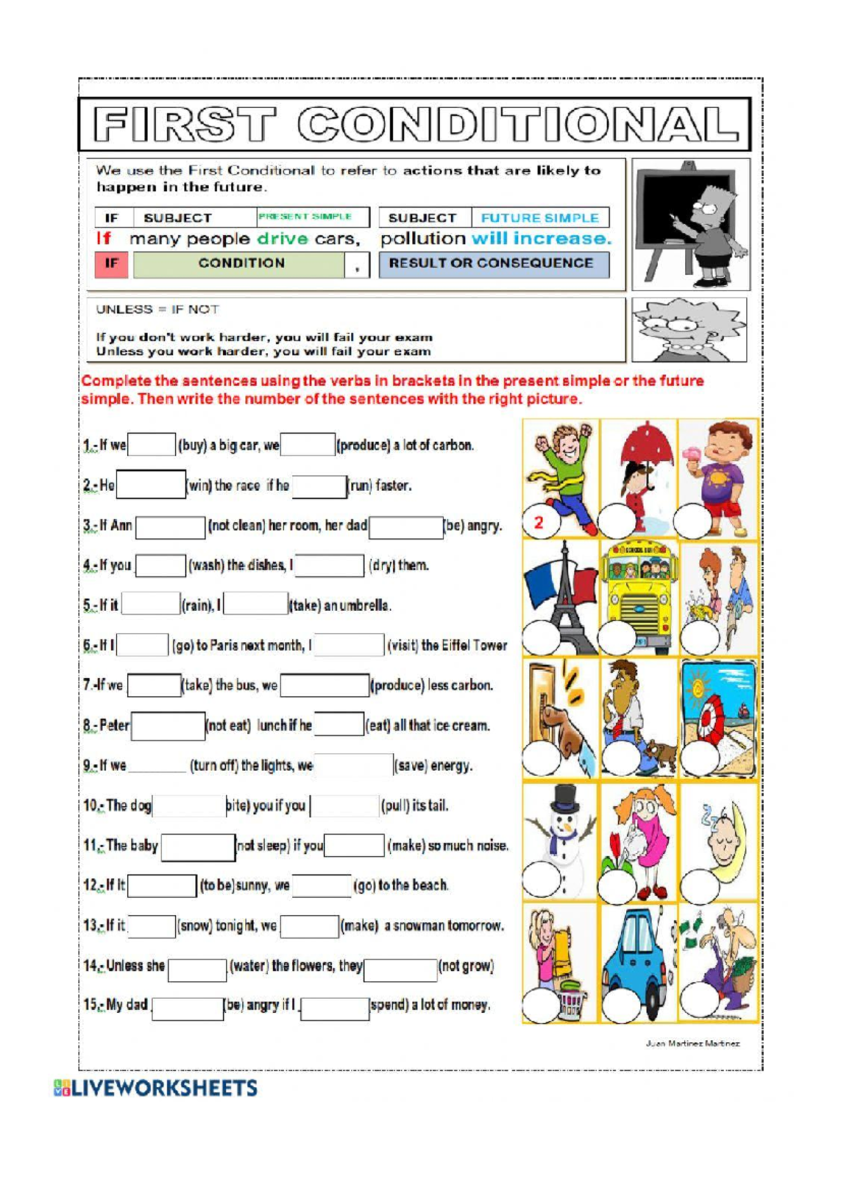 First Conditional - EDSDS - FIRST CONDITIONAL We use the First ...