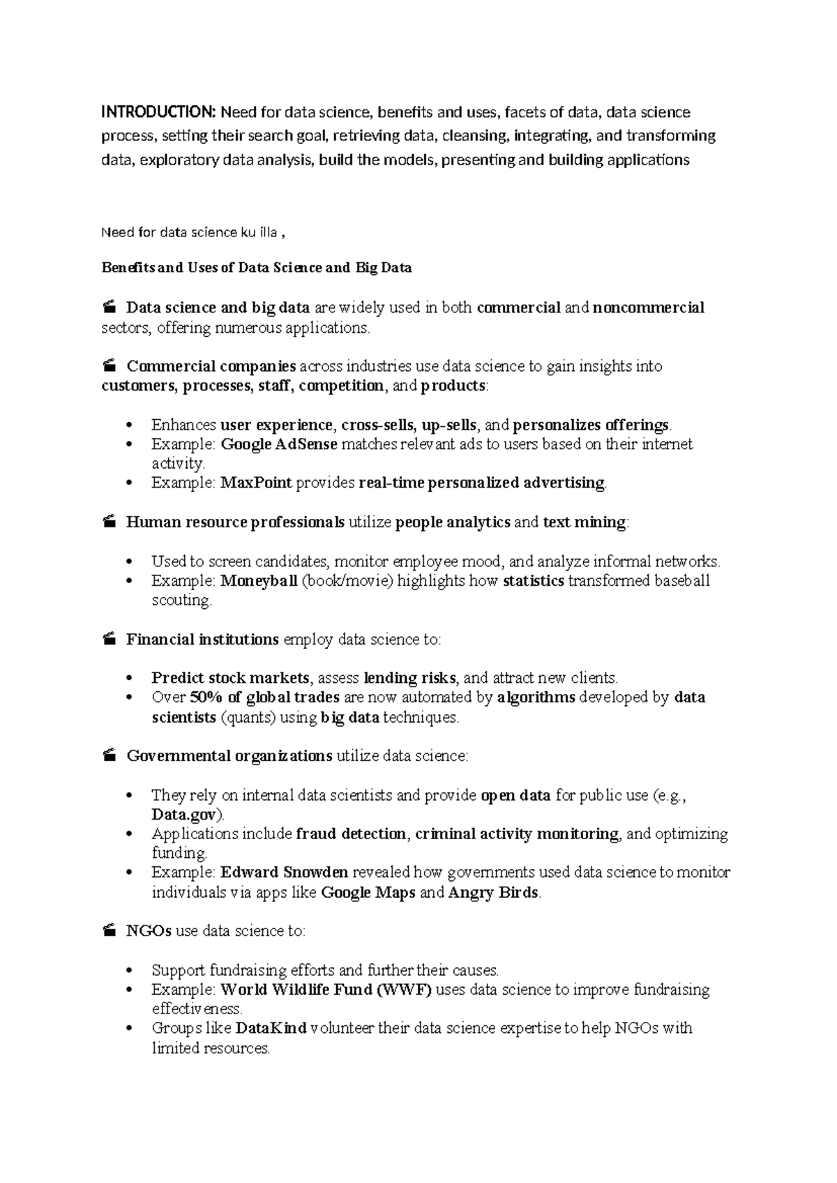 Data Science Process Overview: Benefits, Applications, and Steps (DS101 ...