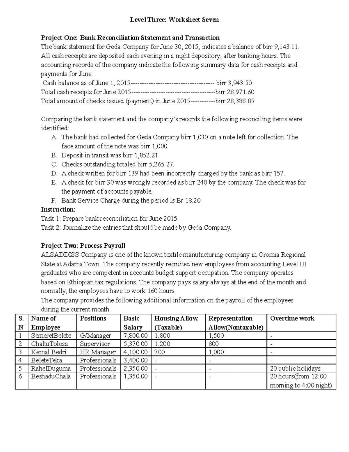 ACCOUNTING AND FINANCE EXIT EXAM QUESTIONS AND ANSWERS PDF DOWNLOAD FREE 2022 visual data 4