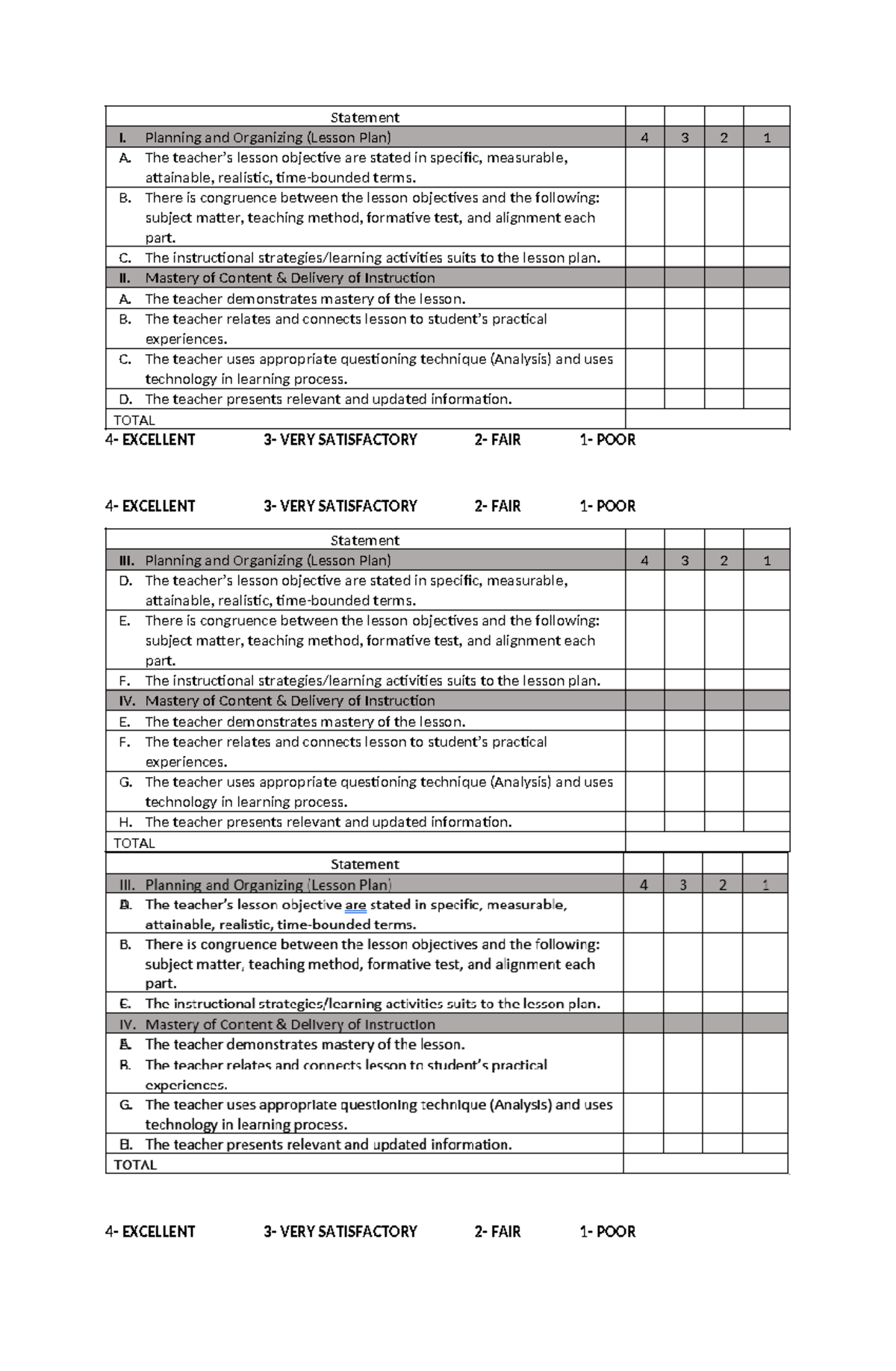 Planning and Organizing: Effective Lesson Plan Strategies - Studocu