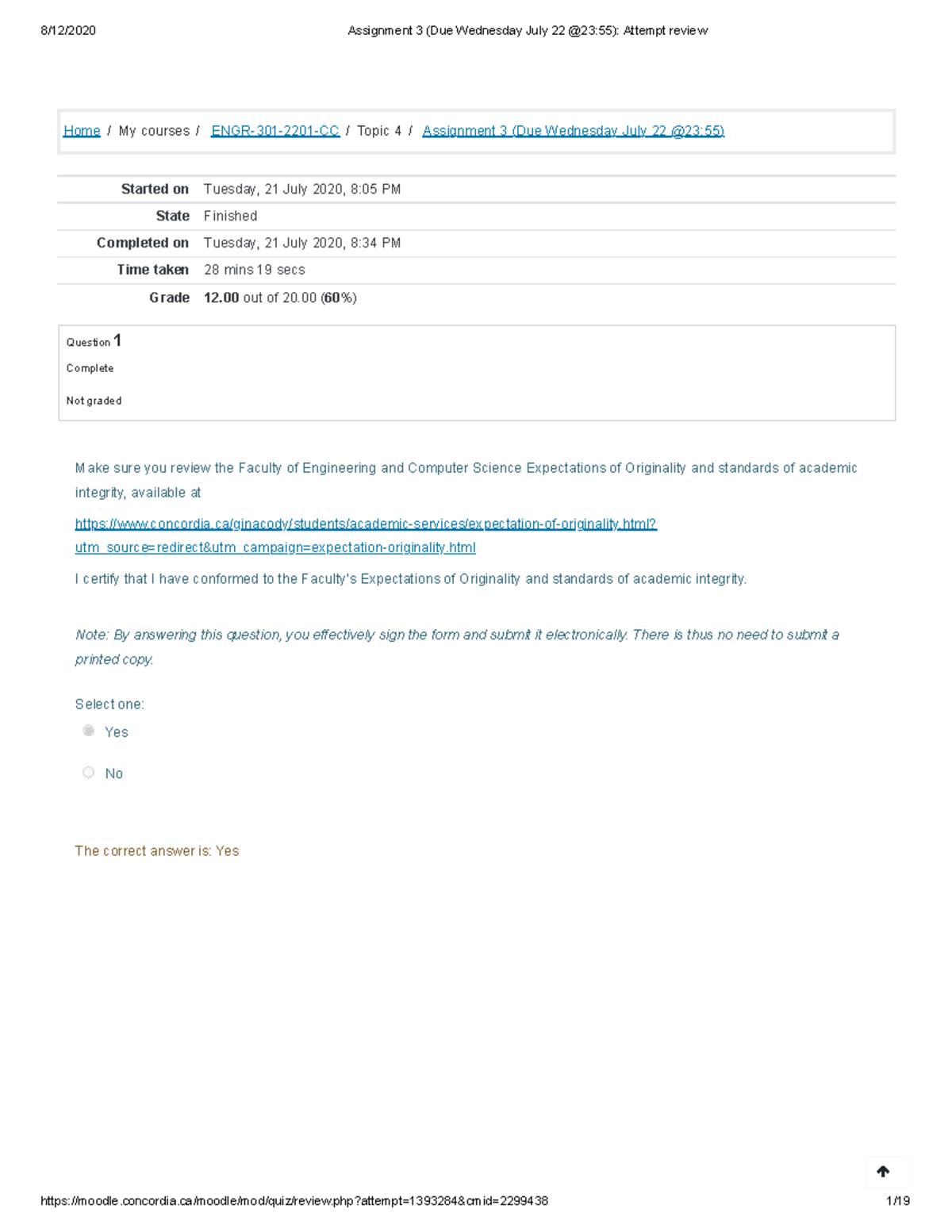 ENGR-301-2201-CC Assignment 3 Analysis and Solutions Preview - Studocu