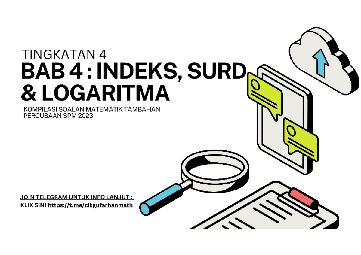 F4C4 Soalan Indeks, Surd & Logaritma Matematik SPM 2023 ...