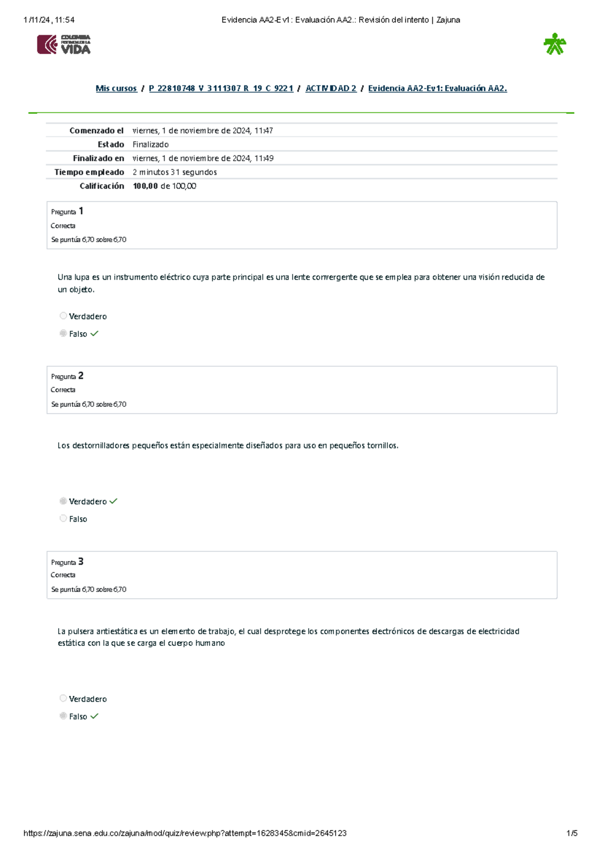 Evaluación AA2 Ev1: Mantenimiento de Equipos de Cómputo P_22810748 - Document Preview