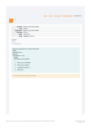 [Solved] You need to display a list of options to a user from which the ...