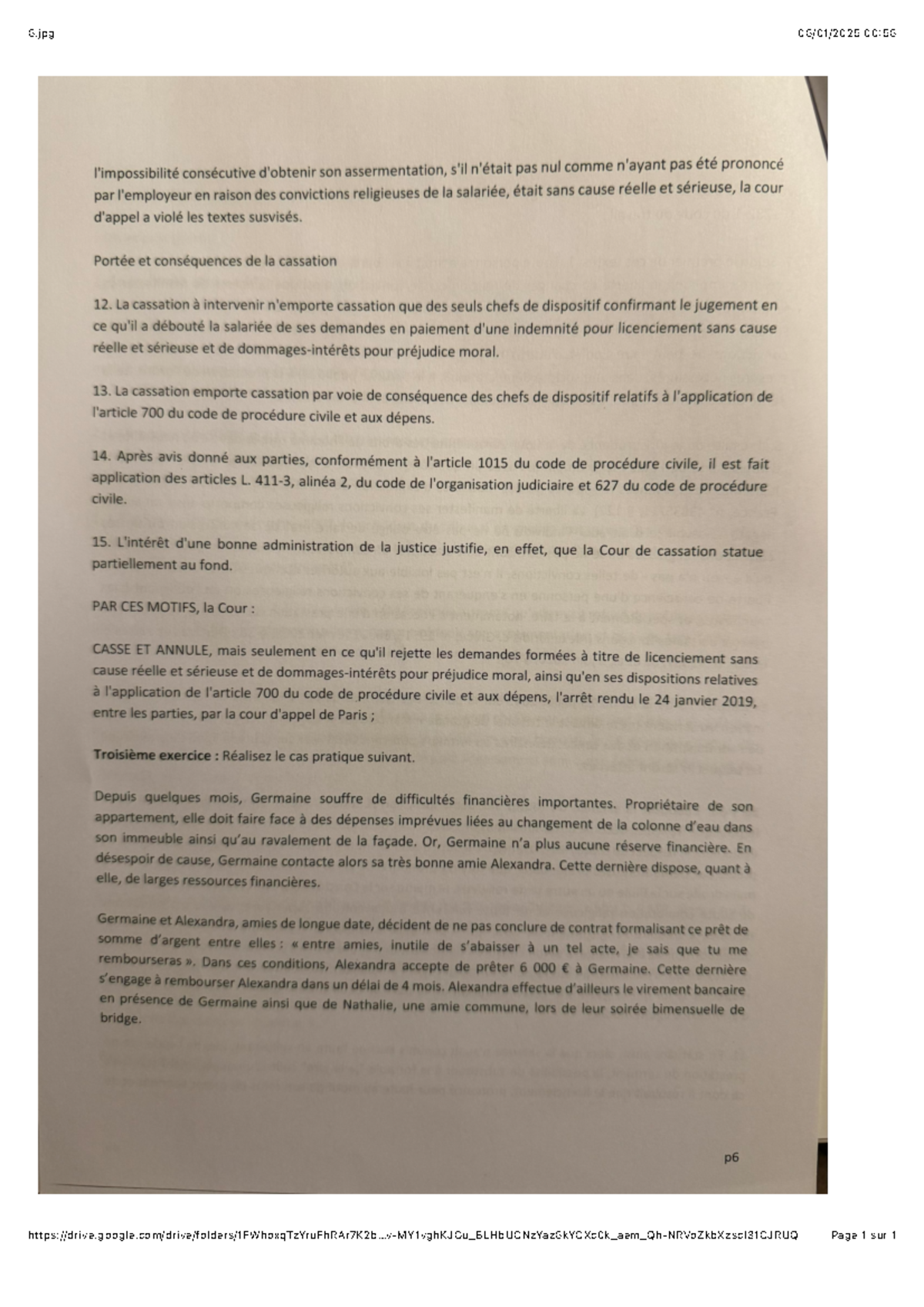 cour de cassation - 6 00:56 consécutive son assermentation, pas nul ...