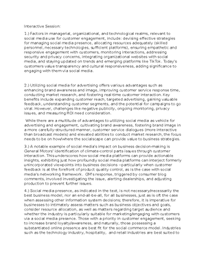 Chapter 7 + 8 DBA - Assignment 6 MIS - Chapter 7 Concisely define each ...