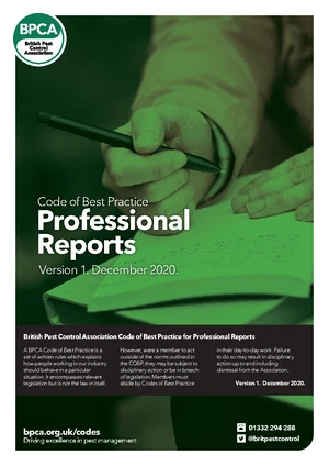 BPCA Code of Best Practice for Bird Management & Control V1, Dec 2020 ...