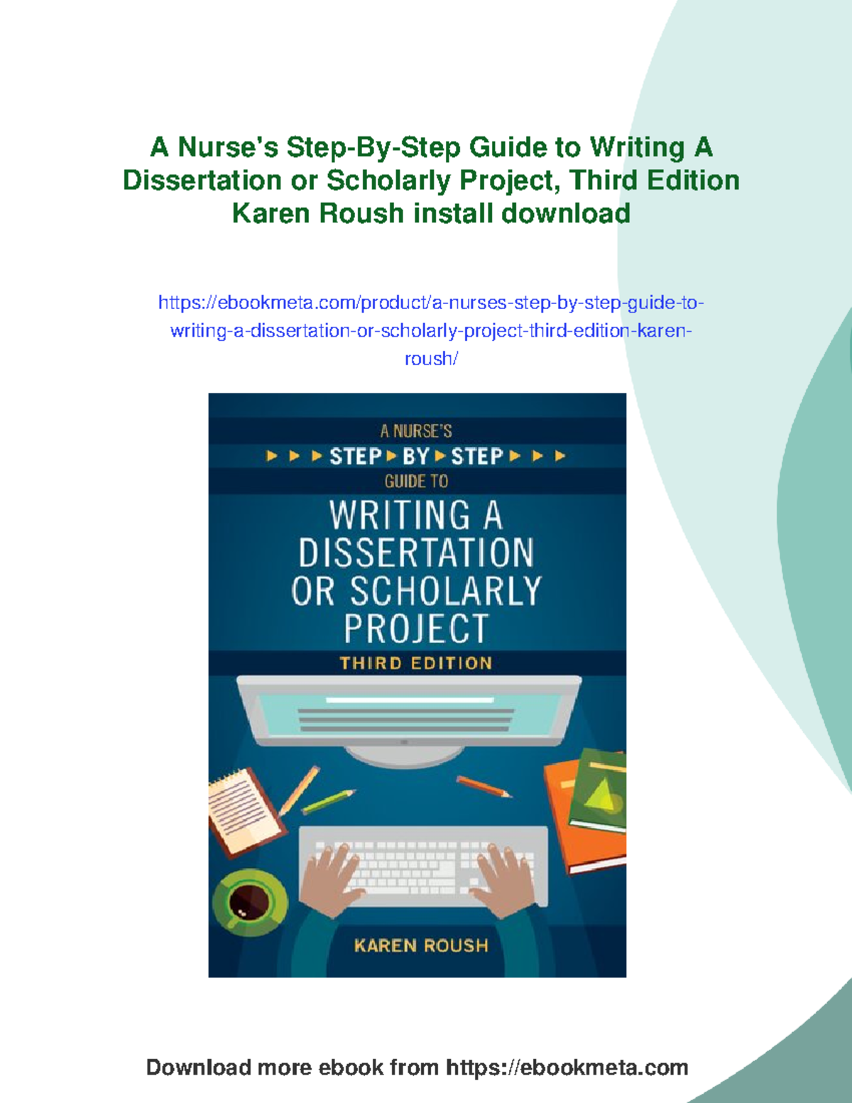 A Step-by-Step Guide to Writing a Dissertation: 3rd Ed. by Roush - Studocu