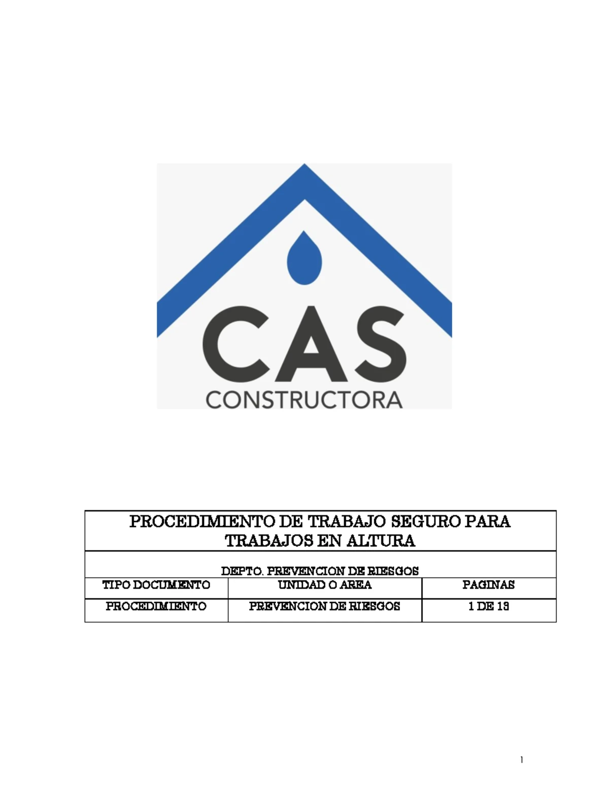 Procd. USO DE EPP - PROCEDIMIENTO DE TRABAJO USO Y TIPOS DE EQUIPO DE ...