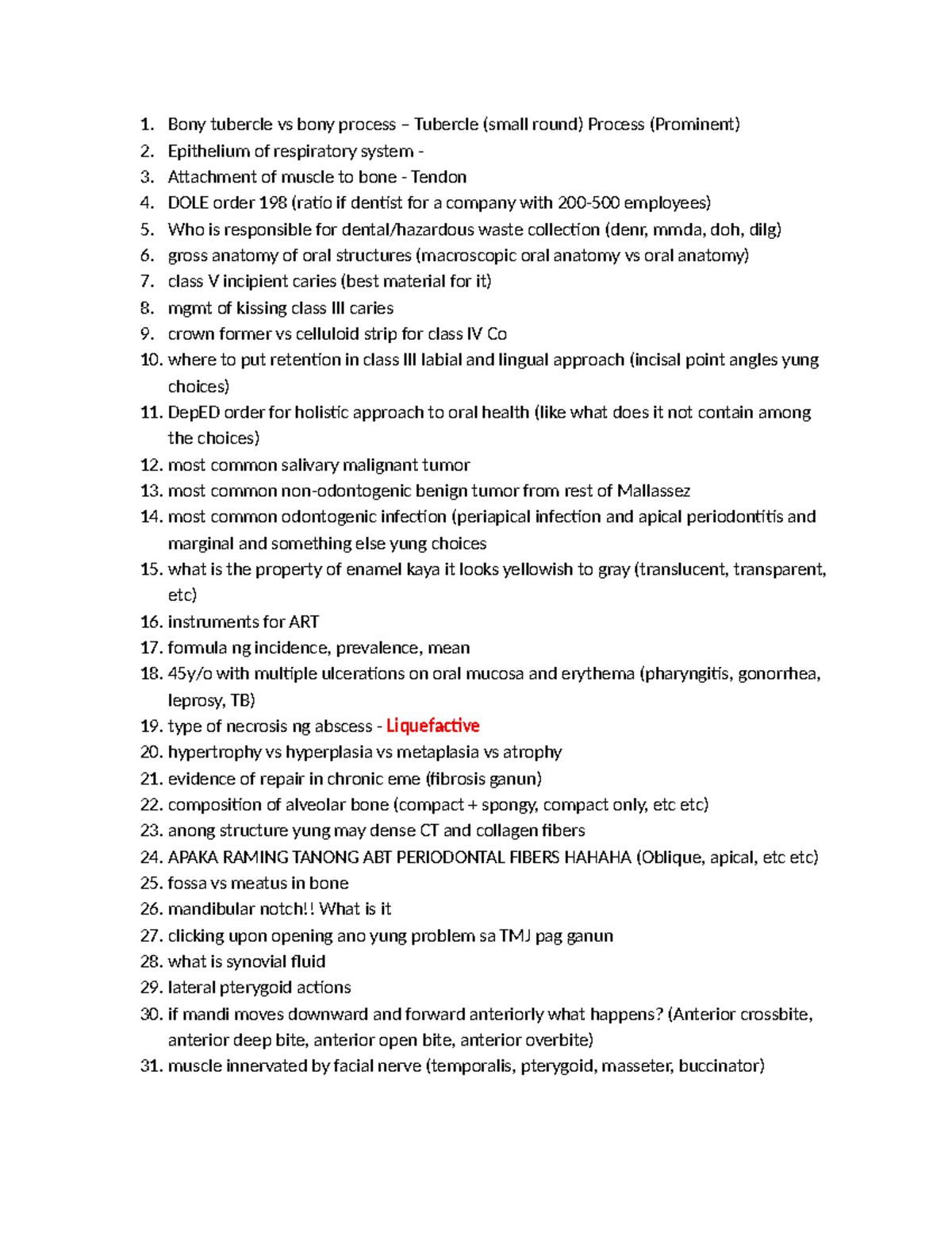 Board Exam Questions for DLE: Comprehensive Review Guide - Studocu