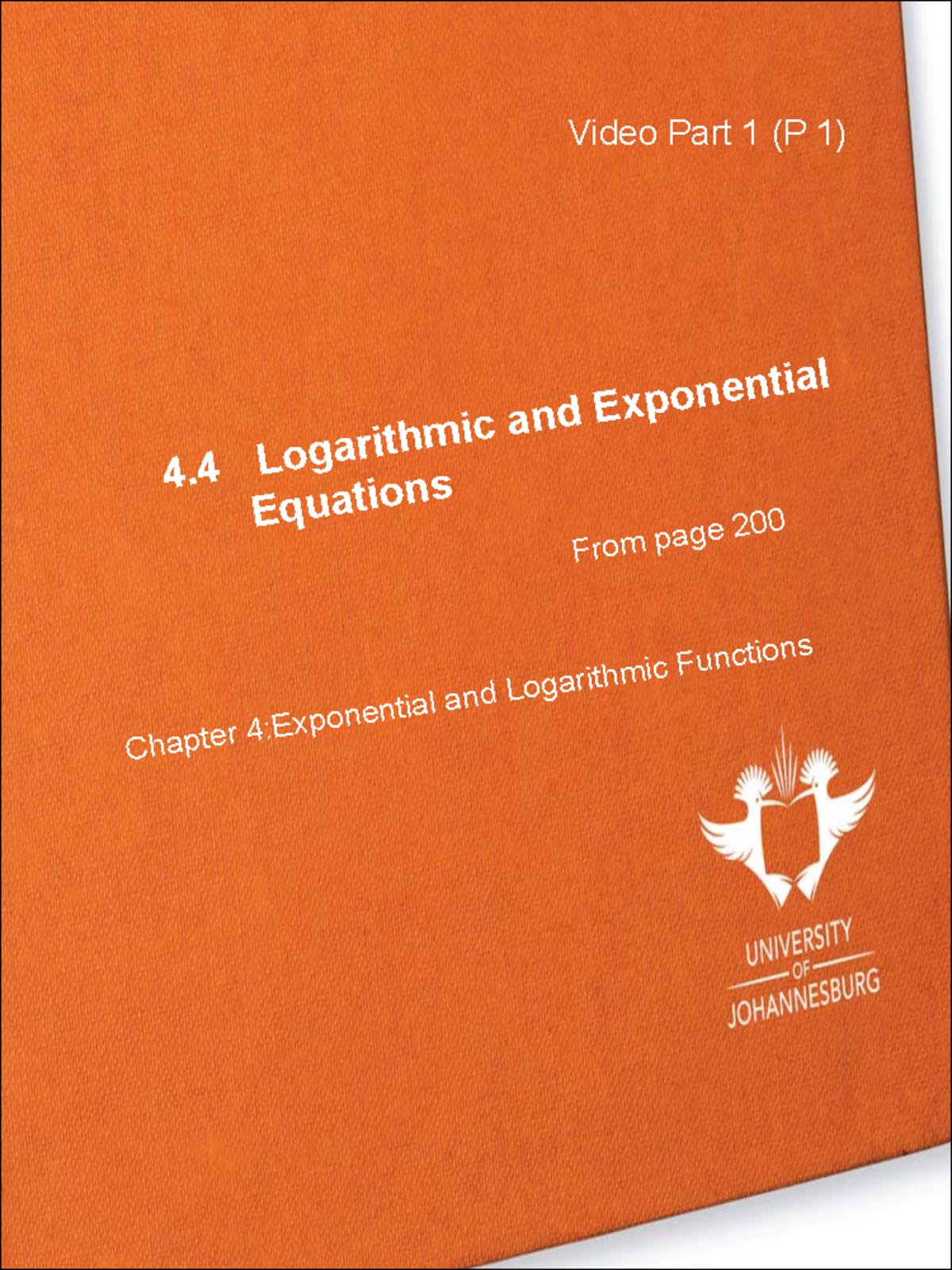 BB V Section 4.4 L copy - LECTURE SLIDES - 4 Logarithmic and ...