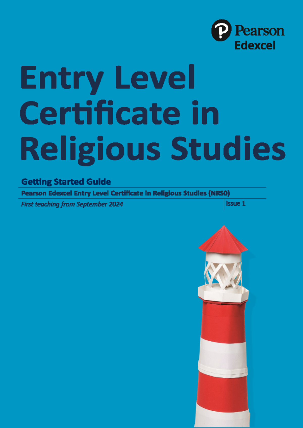 Elc religious studies getting started guide - 6 Entries and fees 7 ...