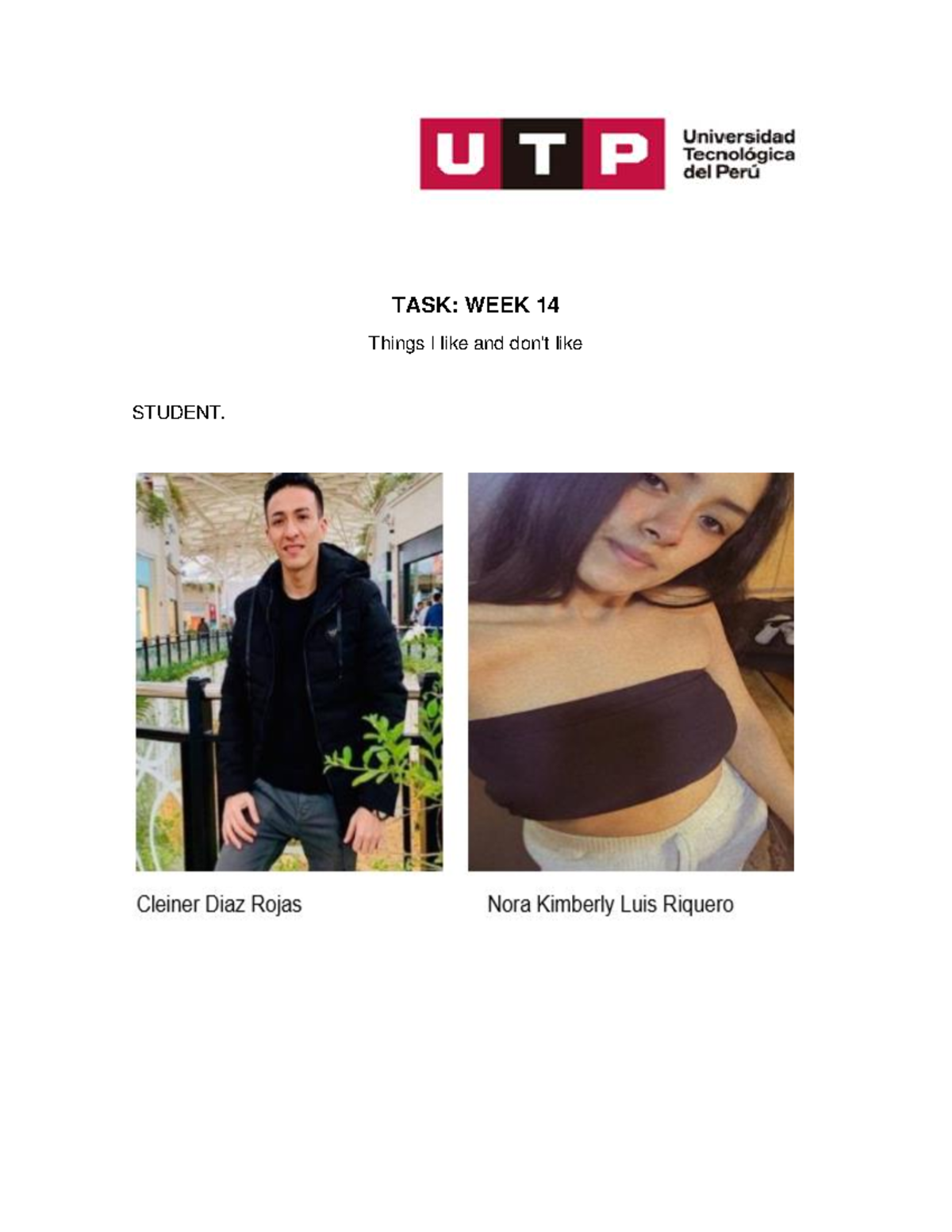 TASK 14: Personal Preferences Reflection - Studocu