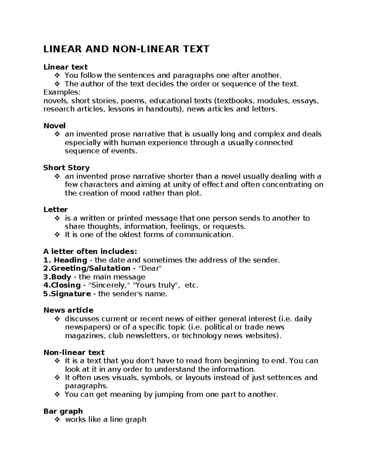 LINEAR AND NONLINEAR TEXT: Understanding Structures and Transcoding ...