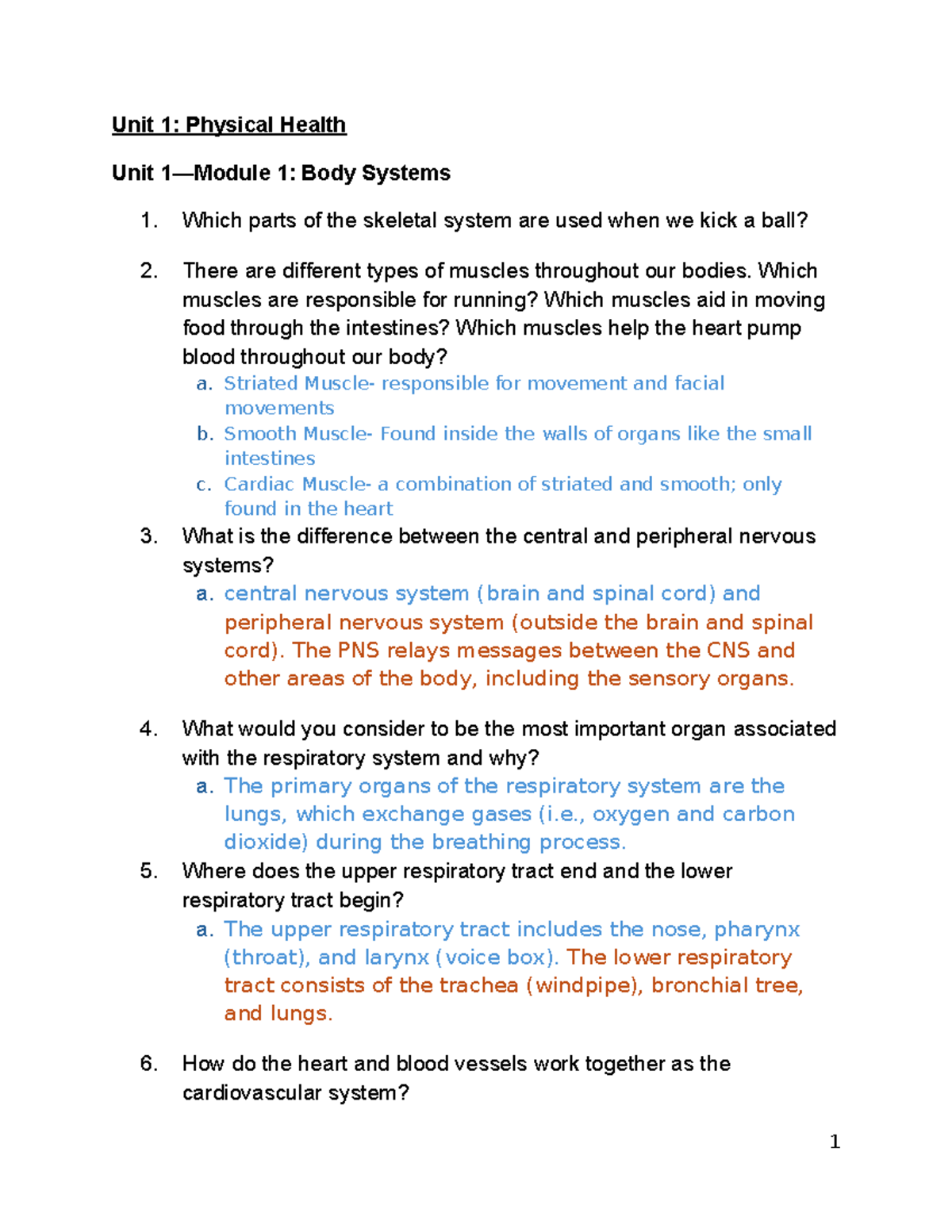 Fitness & Health Study Guide (Unit 1-12) - Studocu