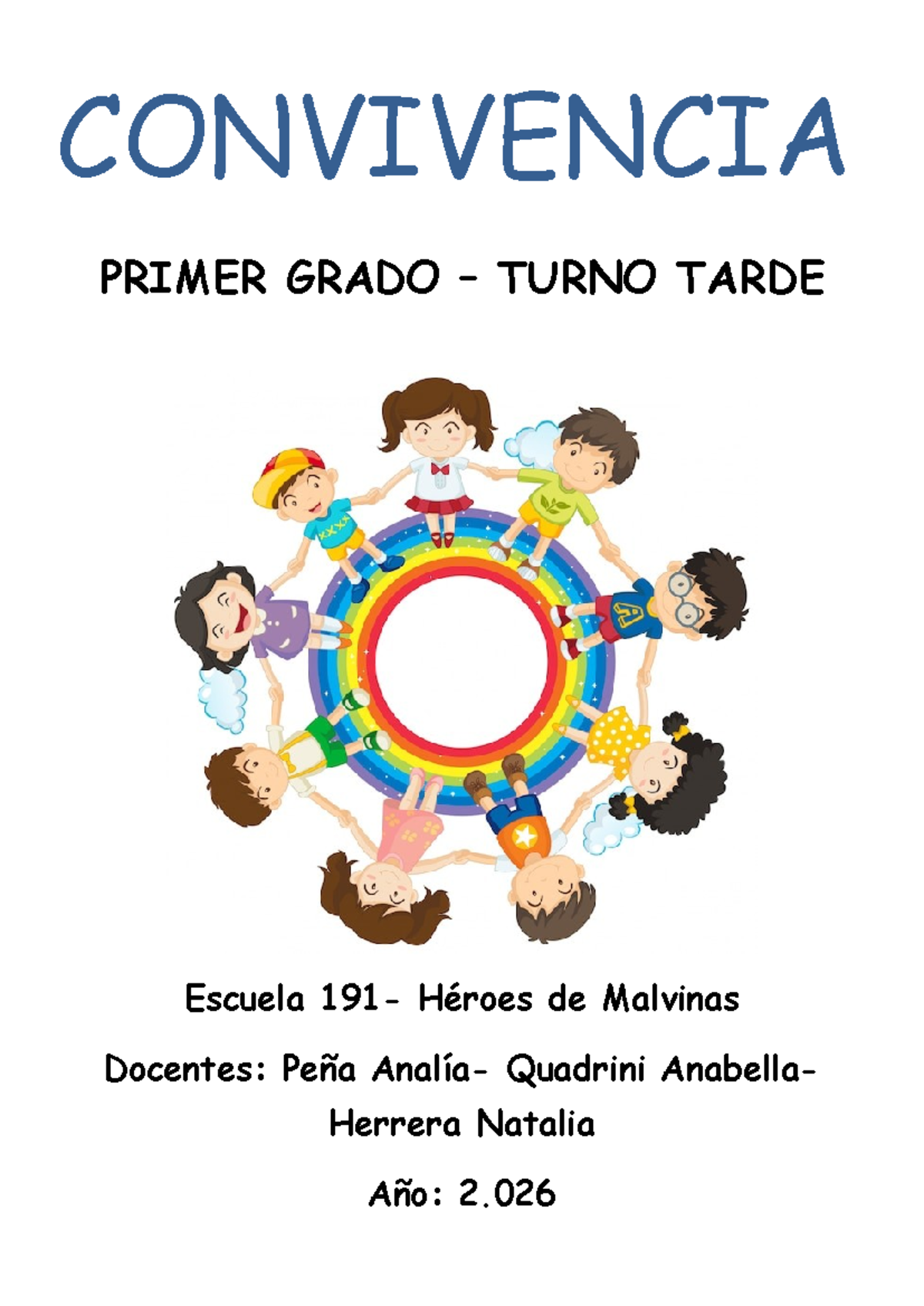 Convivencia en 1er Grado: Actividades y Normas de Aula - Studocu