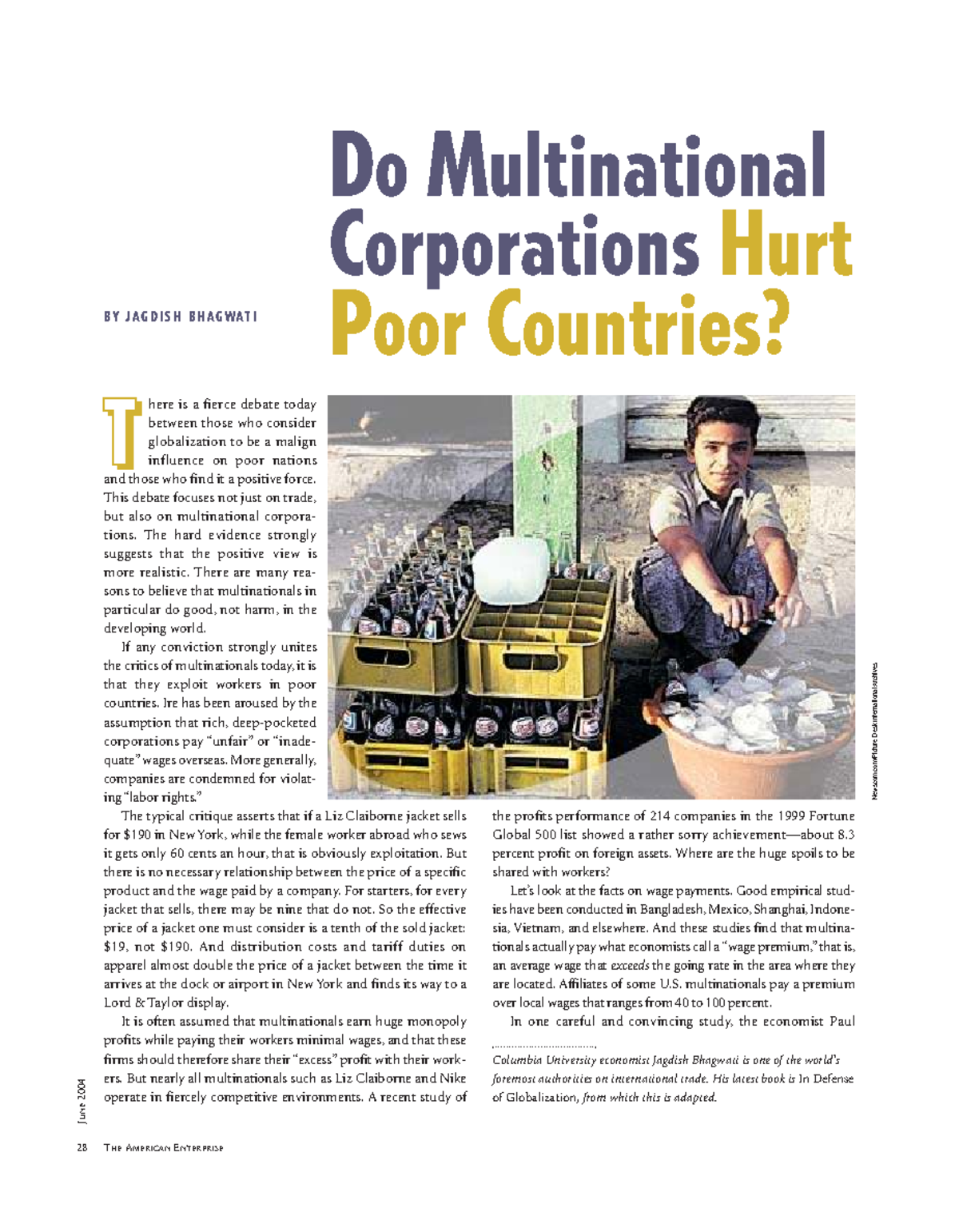 Impacts of Multinational Corporations on Developing Countries: A Study ...