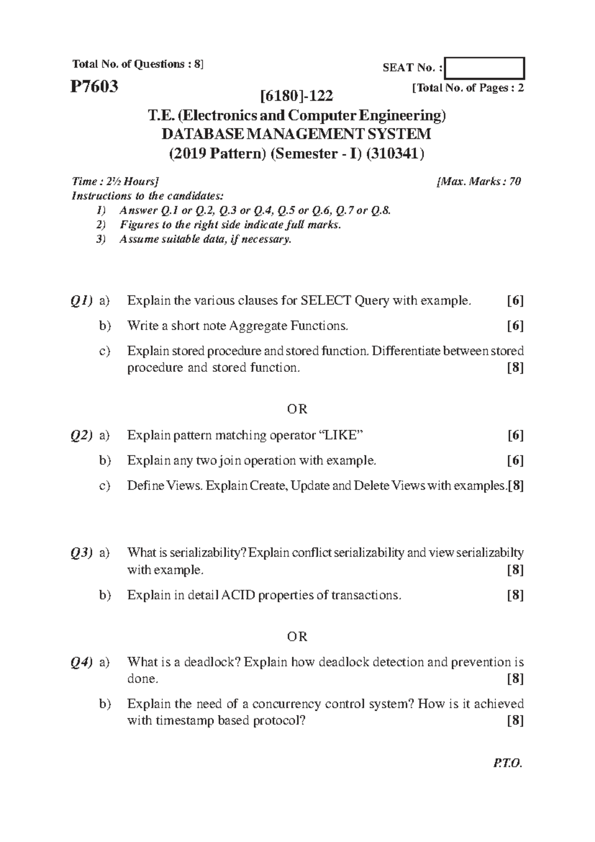 Final Exam Notes for ECE 310341, 310345 A, 310345 B, 310345 D, 310352 ...