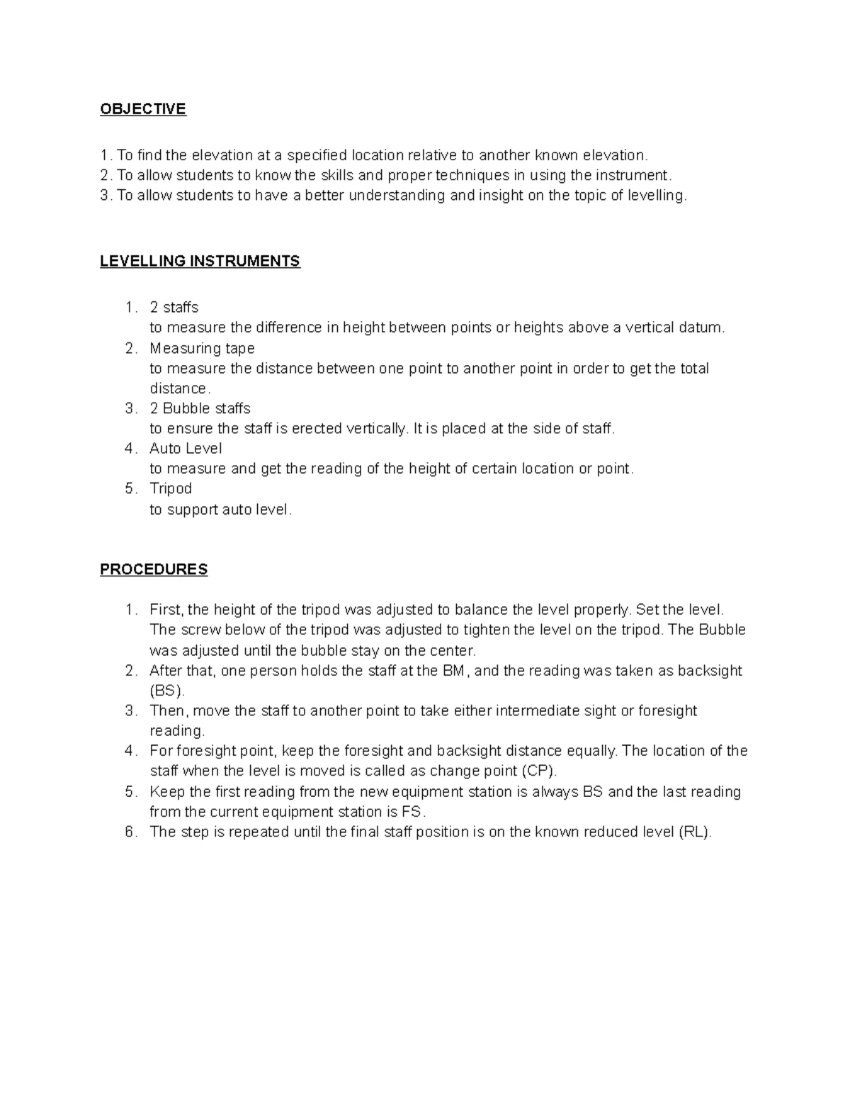 ECG 263: Lab 5A - Constant Head Test on Coarse-Grain Soil Report - Studocu
