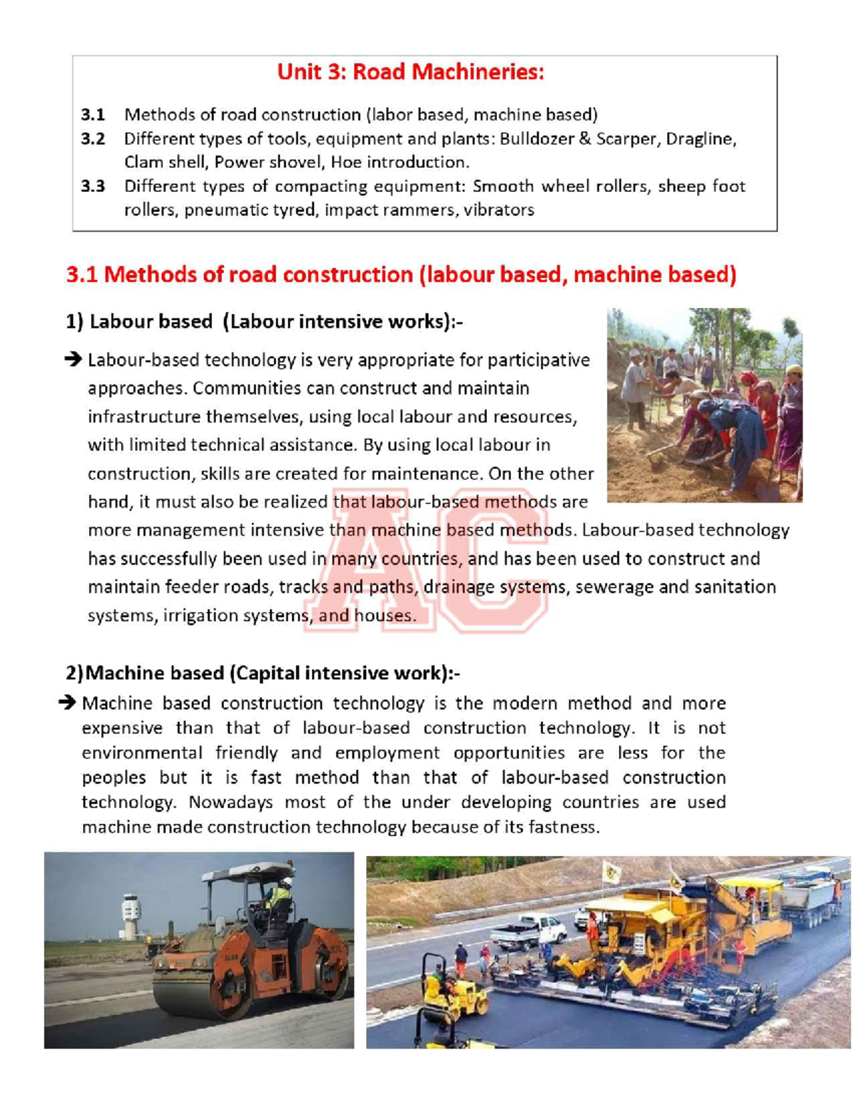 Road construction technology and Maintenance - transportation ...