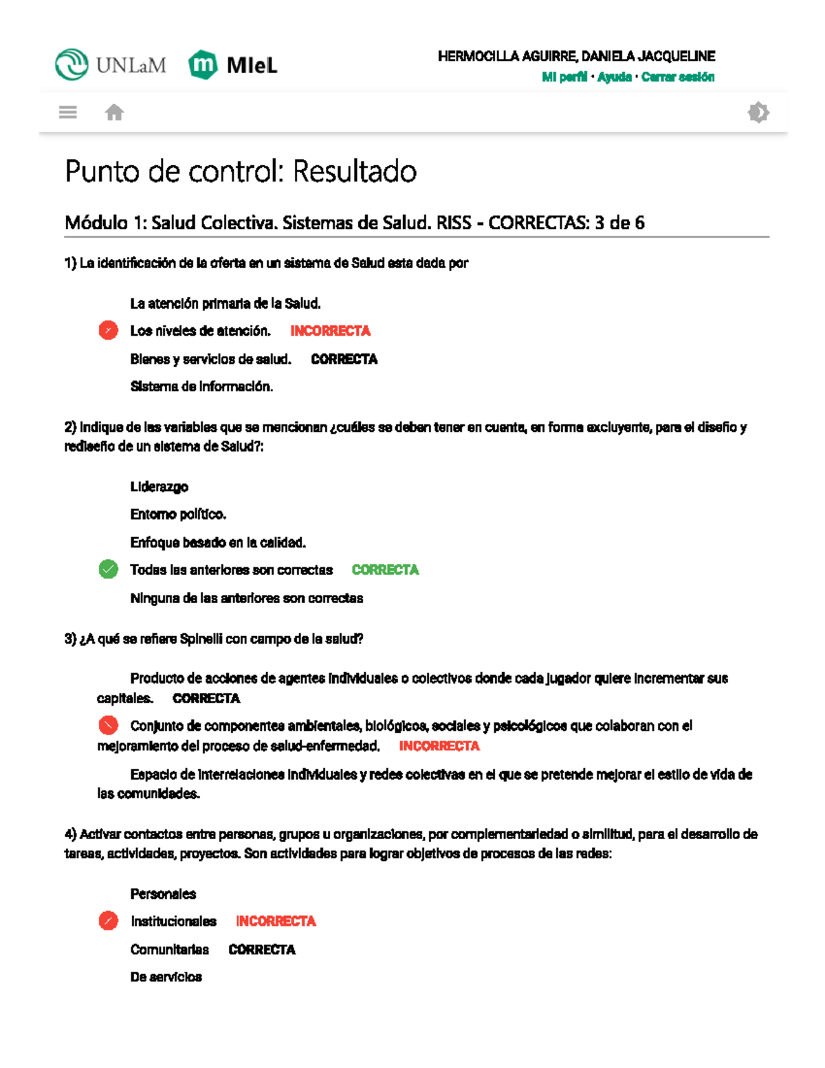 1er Parcial MleL: Gestión de Redes y Servicios de Salud - Studocu